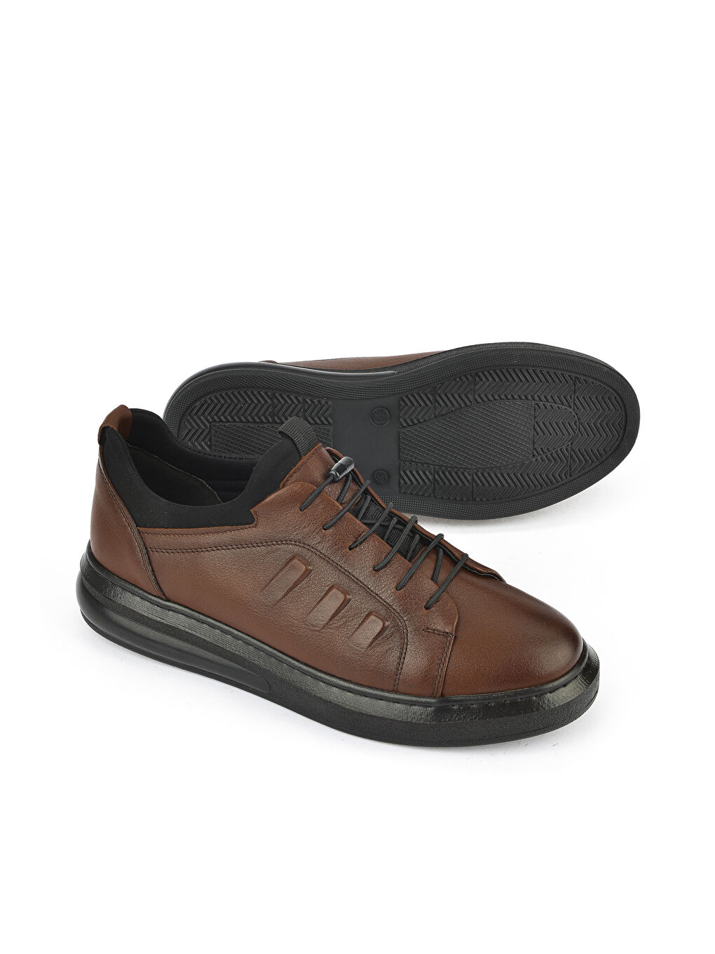 Ziya Ayakkabı Kahverengi Erkek Hakiki Deri Sneaker 143423Z72 Taba - 3