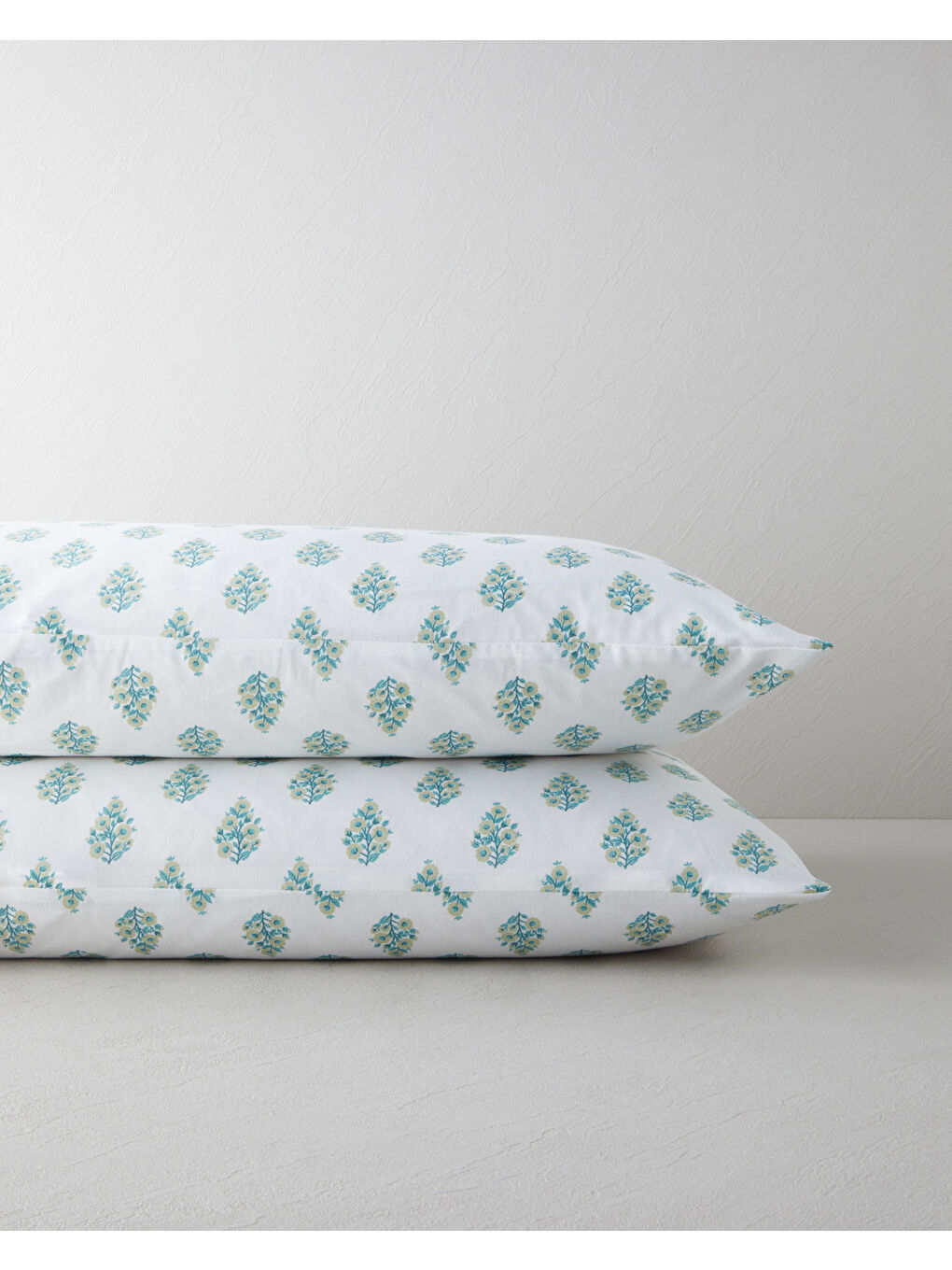 Green Harmony Kolay Ütülenir 2'li Yastık Kılıfı 50x70 cm Yeşil-1