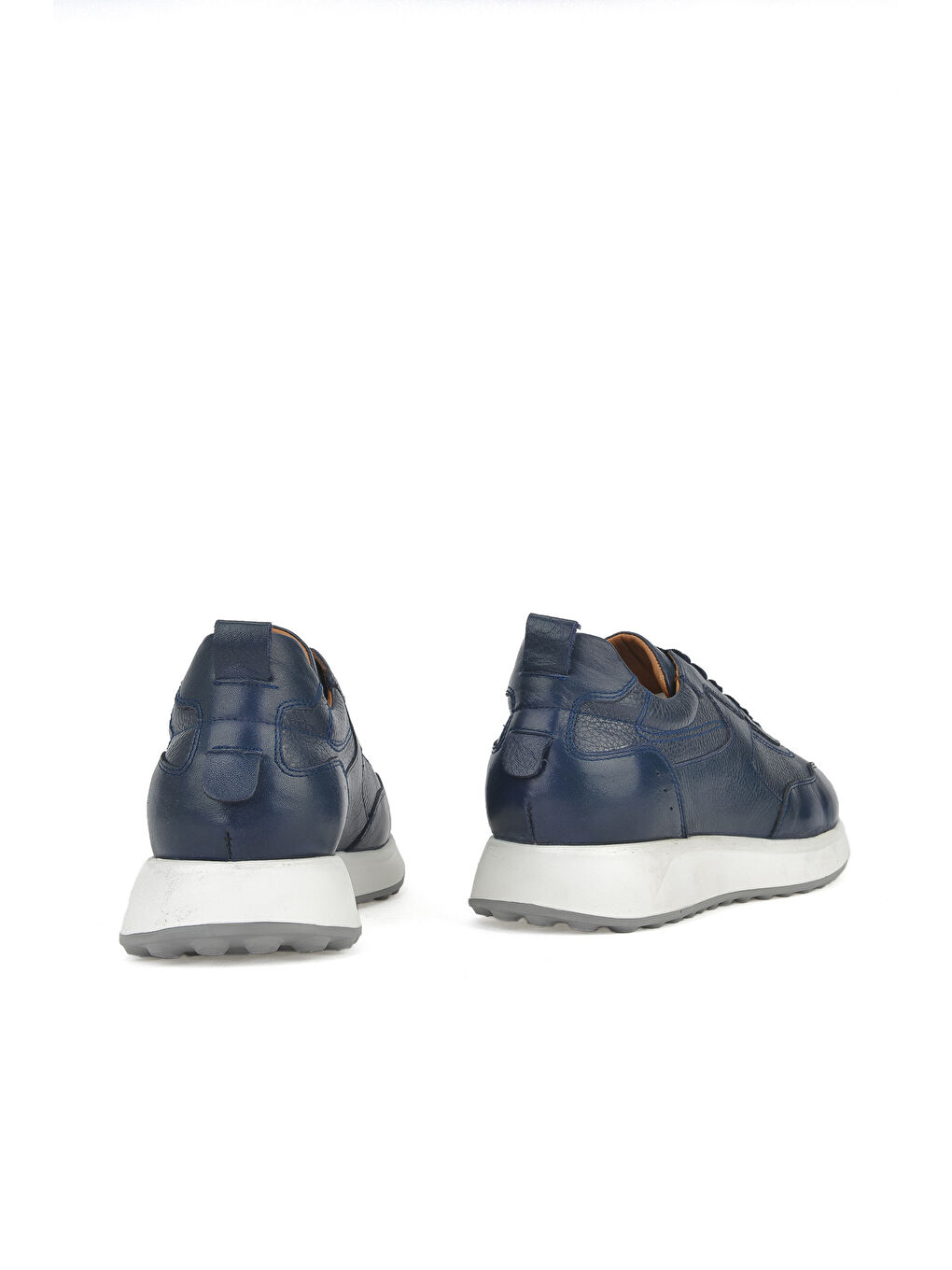 Erkek Hakiki Deri Sneaker 1511026Z280 Lacivert-2