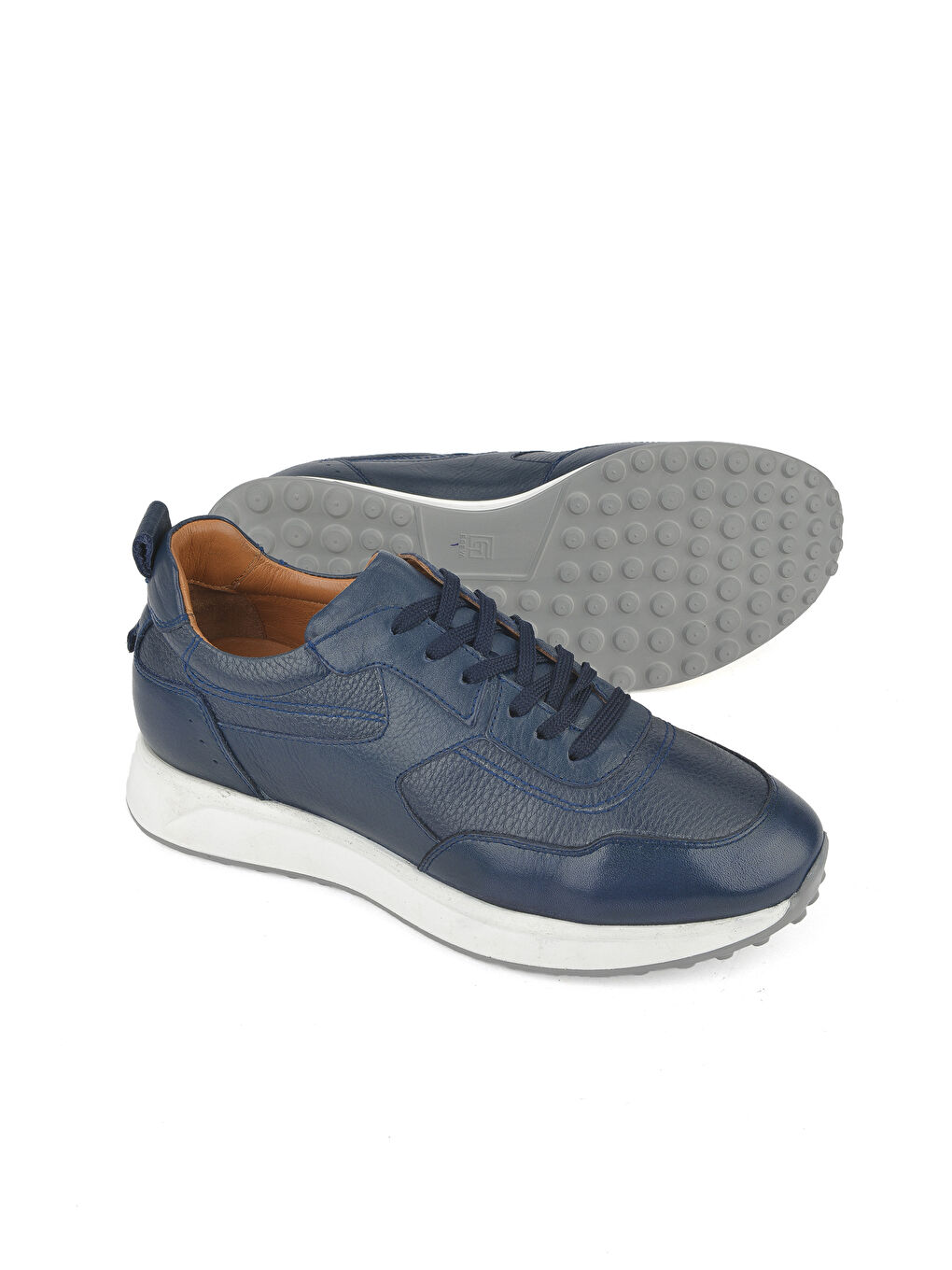 Erkek Hakiki Deri Sneaker 1511026Z280 Lacivert-3
