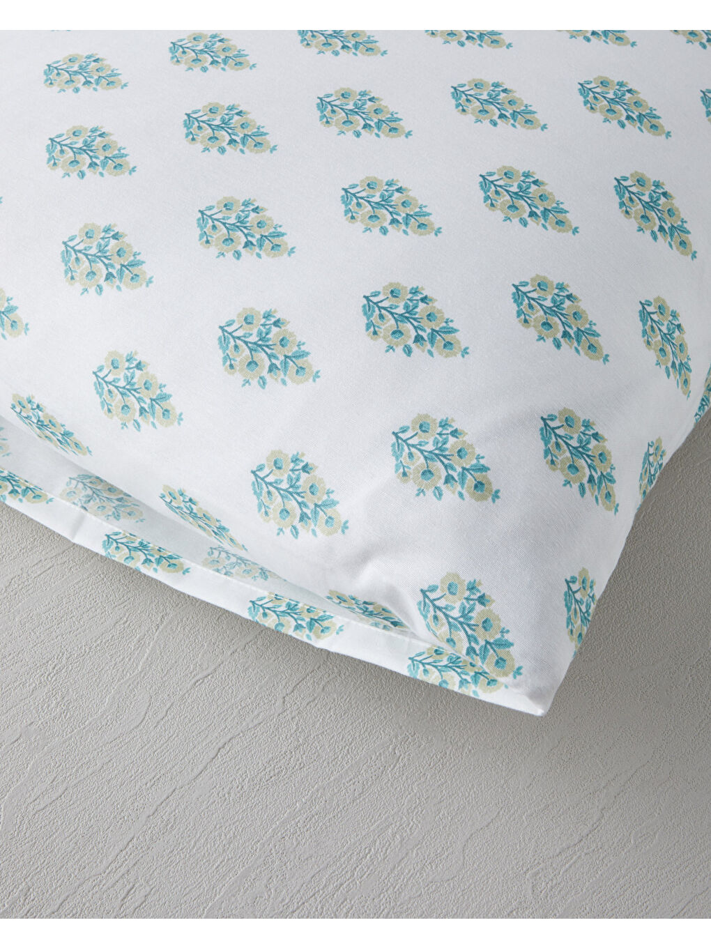 Green Harmony Kolay Ütülenir 2'li Yastık Kılıfı 50x70 cm Yeşil-2