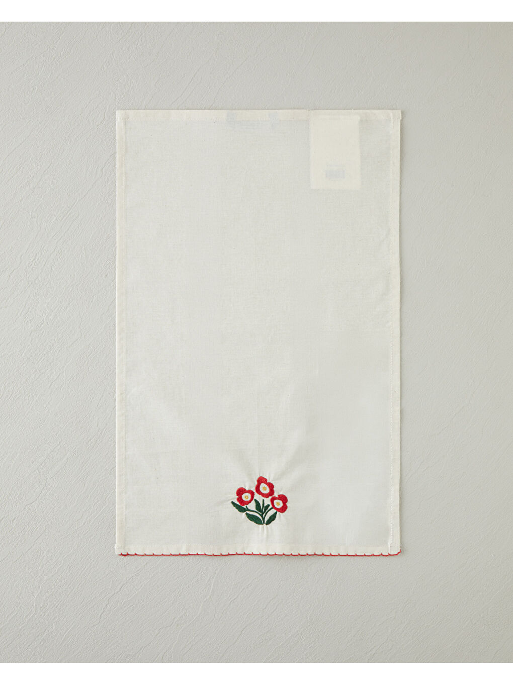 Bright Parade Pamuk Polyester Nakışlı Kurulama Bezi 30x50 cm Kırmızı-1