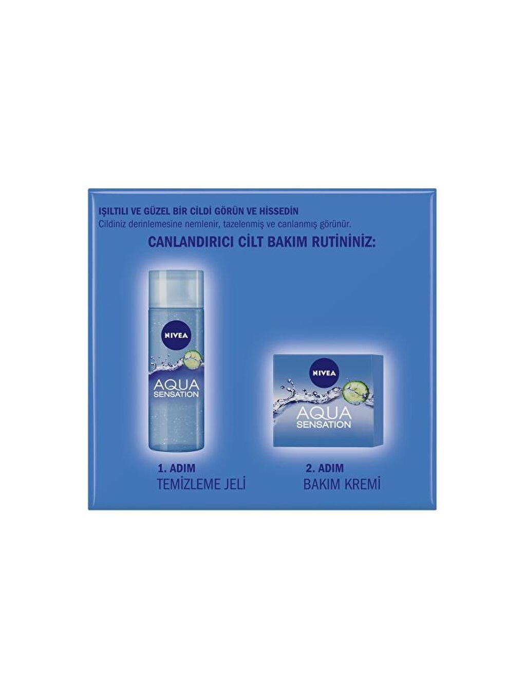 NIVEA Şeffaf Yüz Bakım Kremi Aqua Sensation Normal Ve Karma Ciltler Için Canladırıcı Etki 50 ml - 3