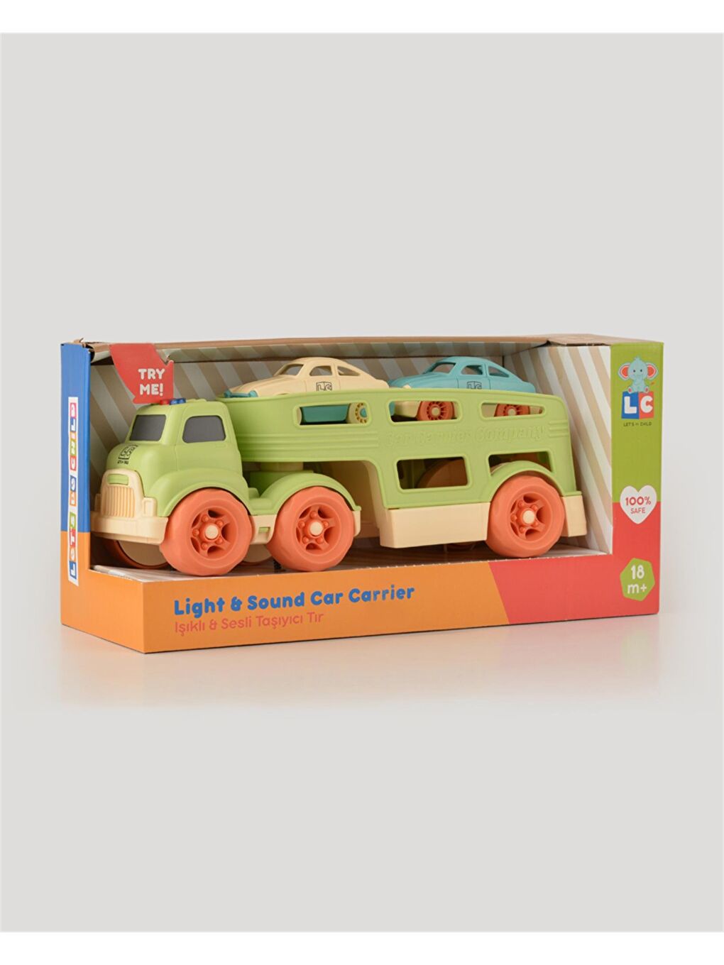 Yeşil Sesli Ve Işıklı Taşıyıcı Tır-8