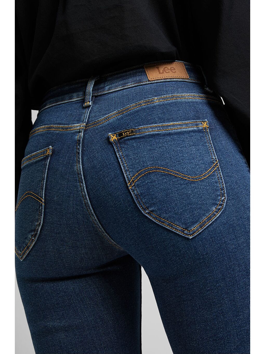 Lacivert Forever Skinny Fit Dar Kesim Yüksek Bel Jean Jean Pantolon-4