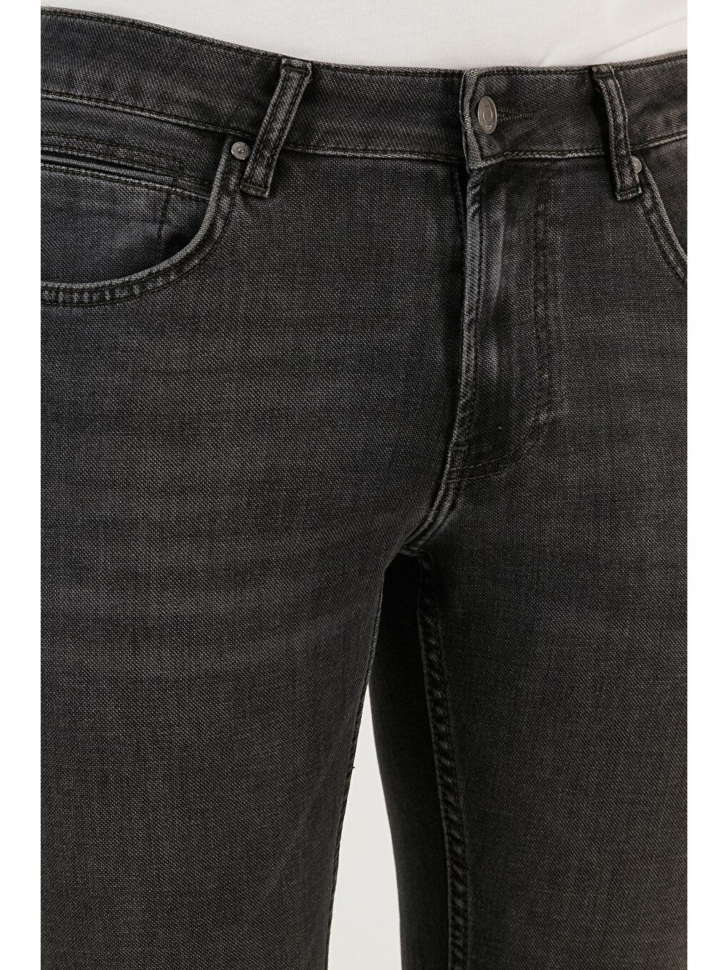 Buratti Siyah Pamuklu Normal Bel Regular Fit Boru Paça Jeans 2210J74PARMA - 3