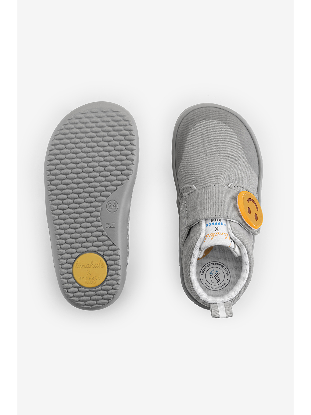 ⁠Lunakids Lunicon 1.0 Tog Masal Grisi Barefoot Çocuk Ayakkabısı By Kids-5