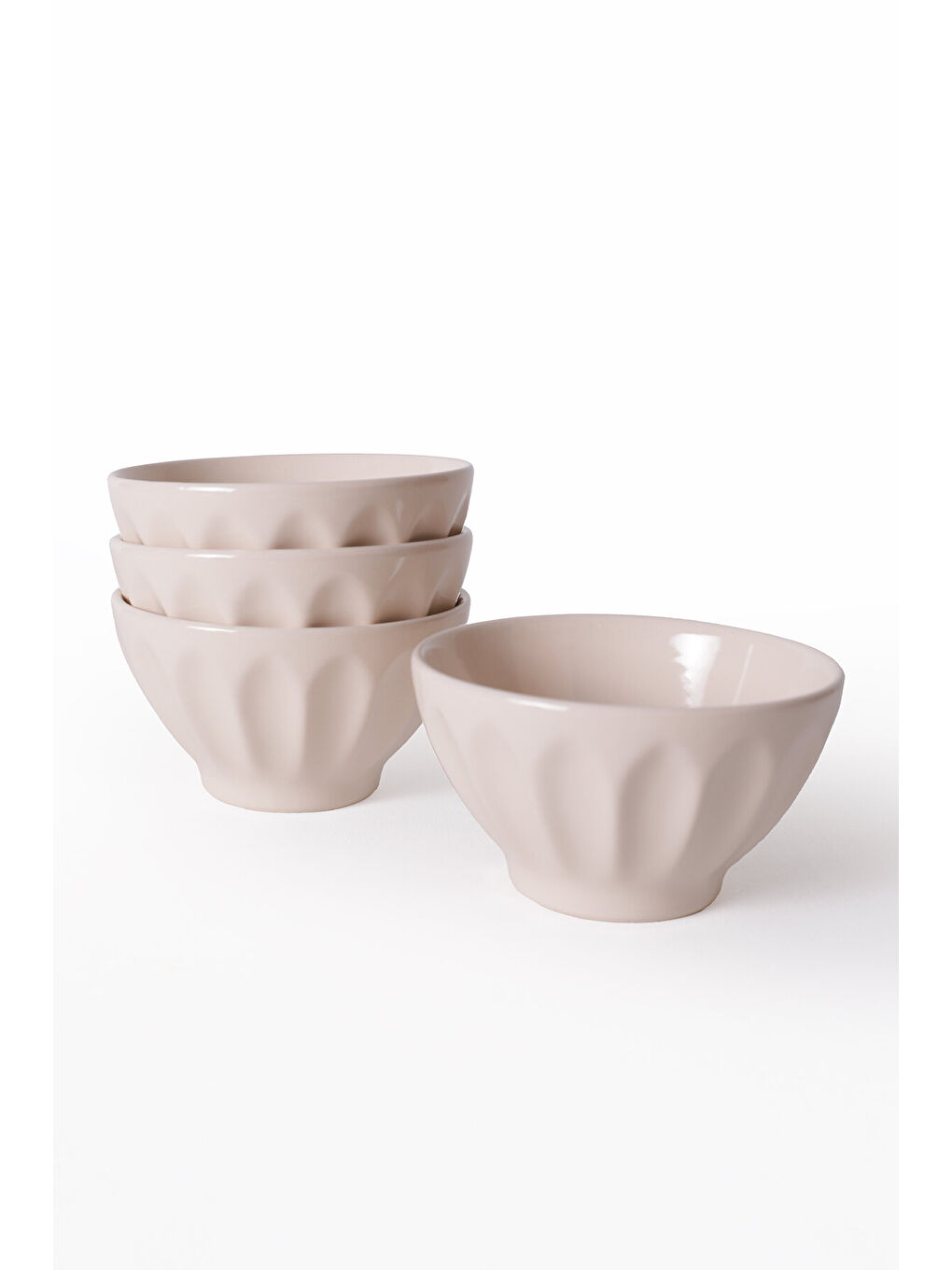 Ekru Krem Badem Kase 12 Cm 4 Adet-4