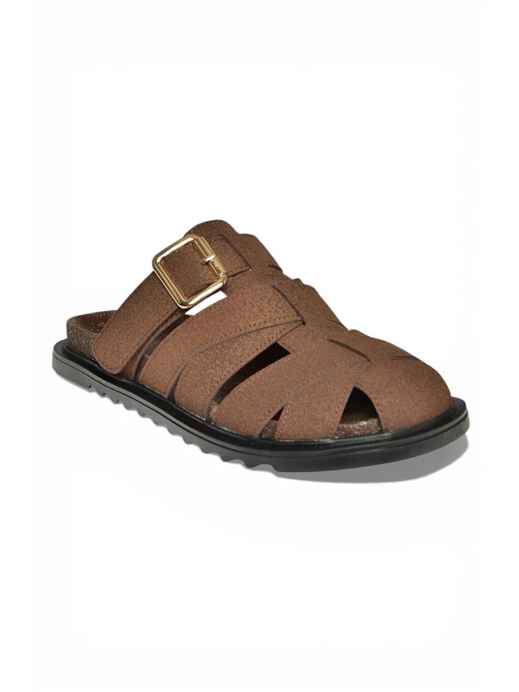 Kahverengi Kadın Terlik Y250506002-4