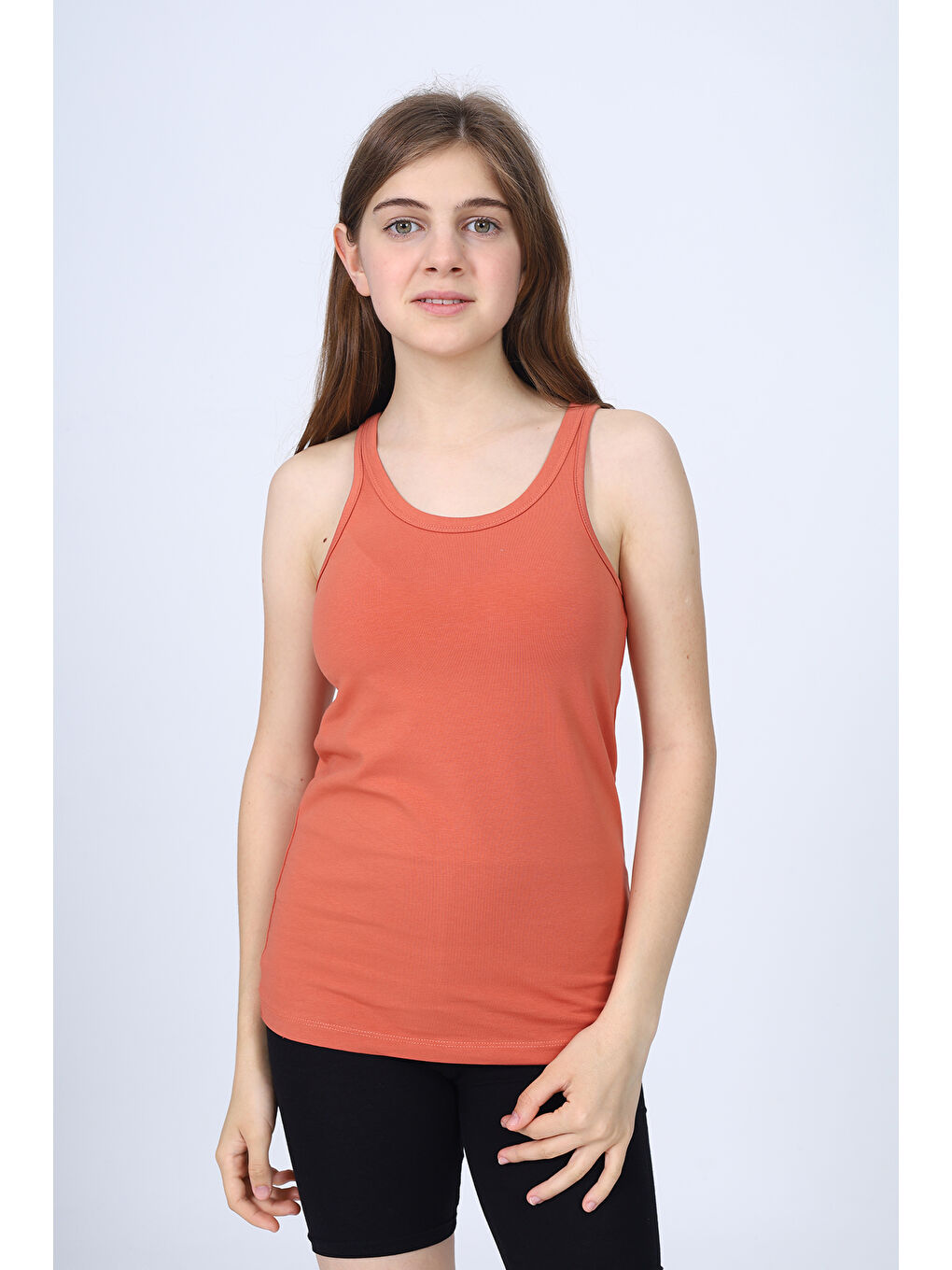 Kahverengi Kız Çocuk Atlet