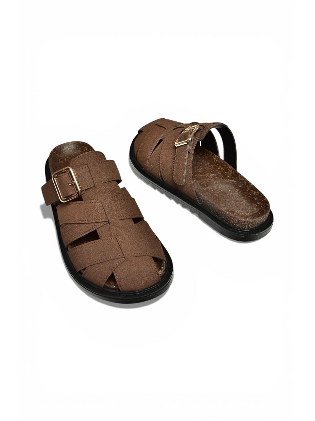 Kahverengi Kadın Terlik Y250506002-6