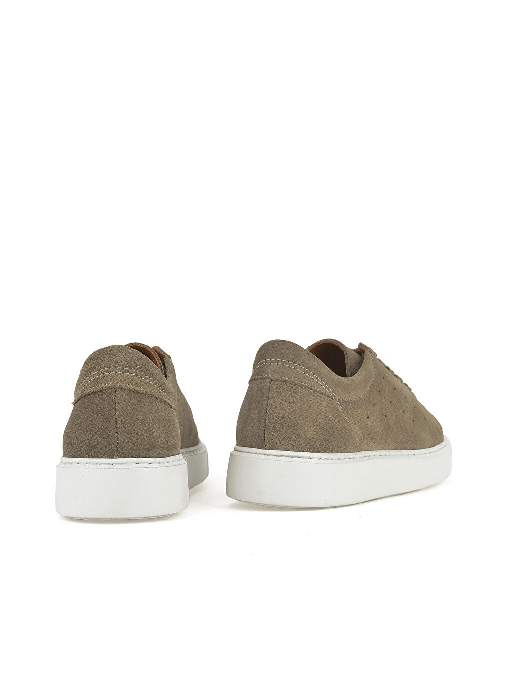 Bej Erkek Hakiki Deri Sneaker 1511026Z8952 Kum-2