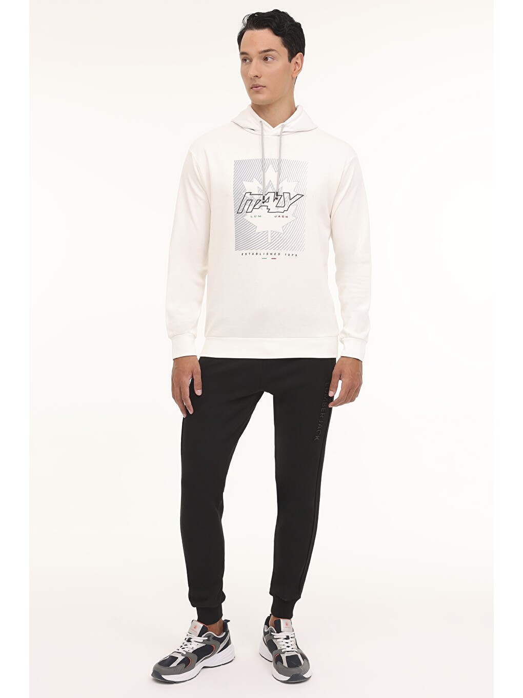 Ml Renato 17sd1047 4pr Beyaz Erkek Sweatshirt-2