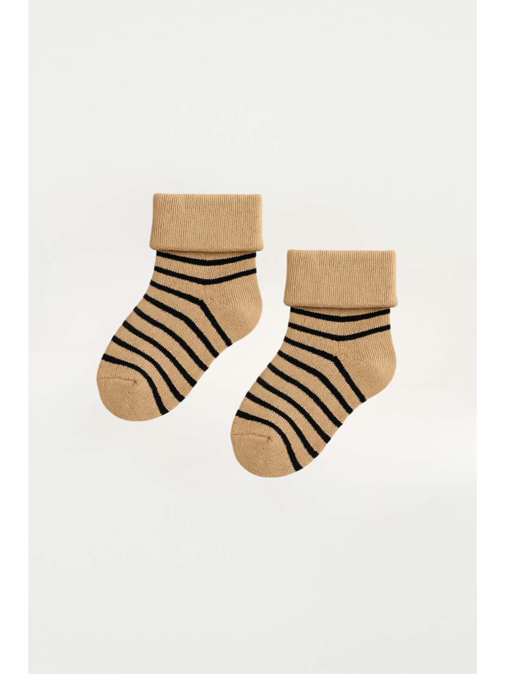 Lacivert Bebek Sevimli Hayvan Desenli 3'Lü Havlu Soket Çorap-2