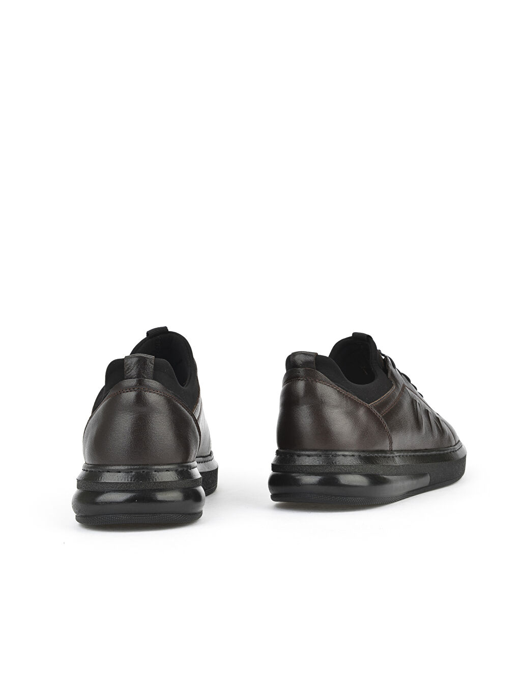 Kahverengi Erkek Hakiki Deri Sneaker 143423Z72 Kahve-2