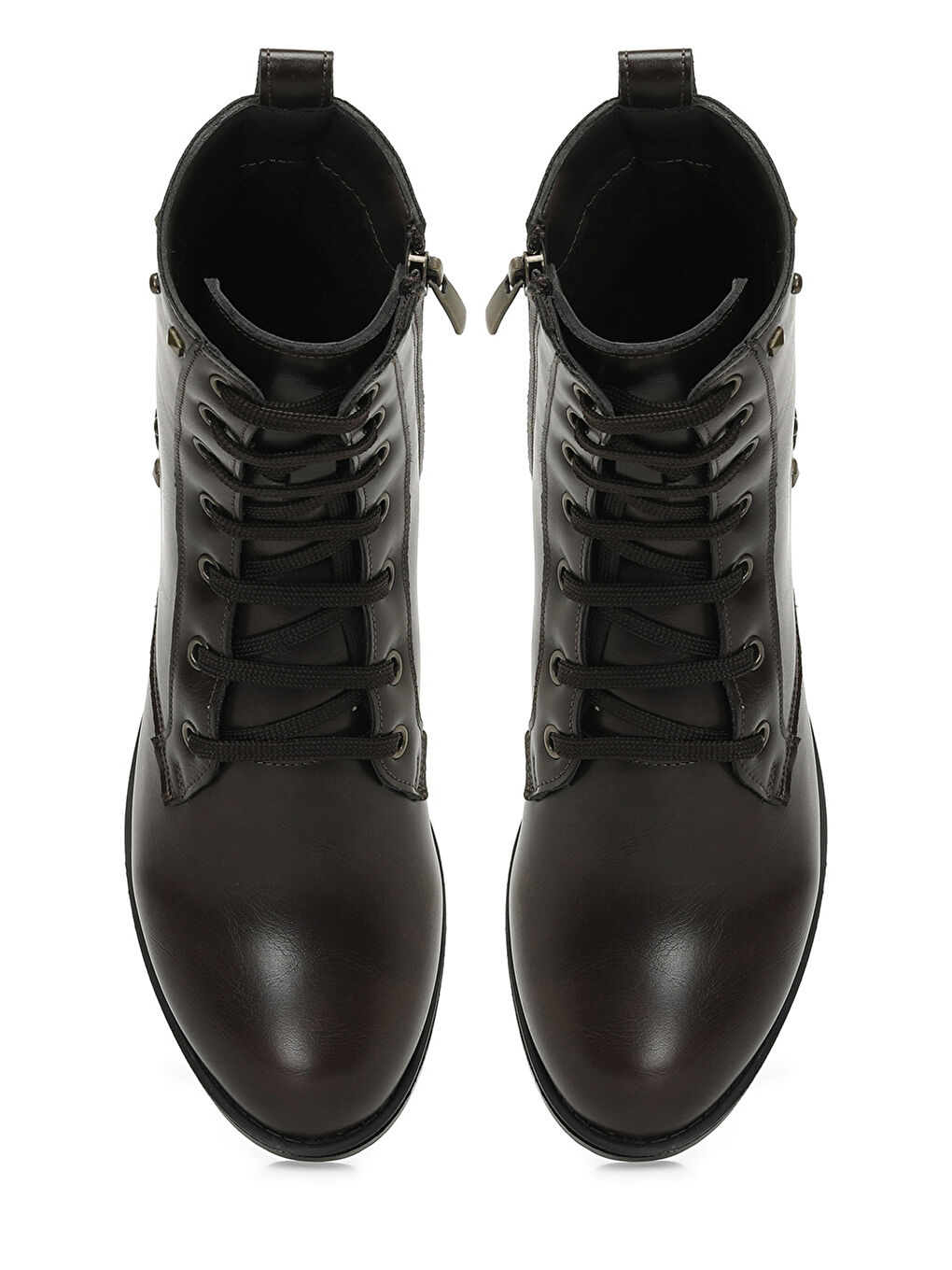 322083.Z 3PR Kahverengi Kadın Düz Bot-3