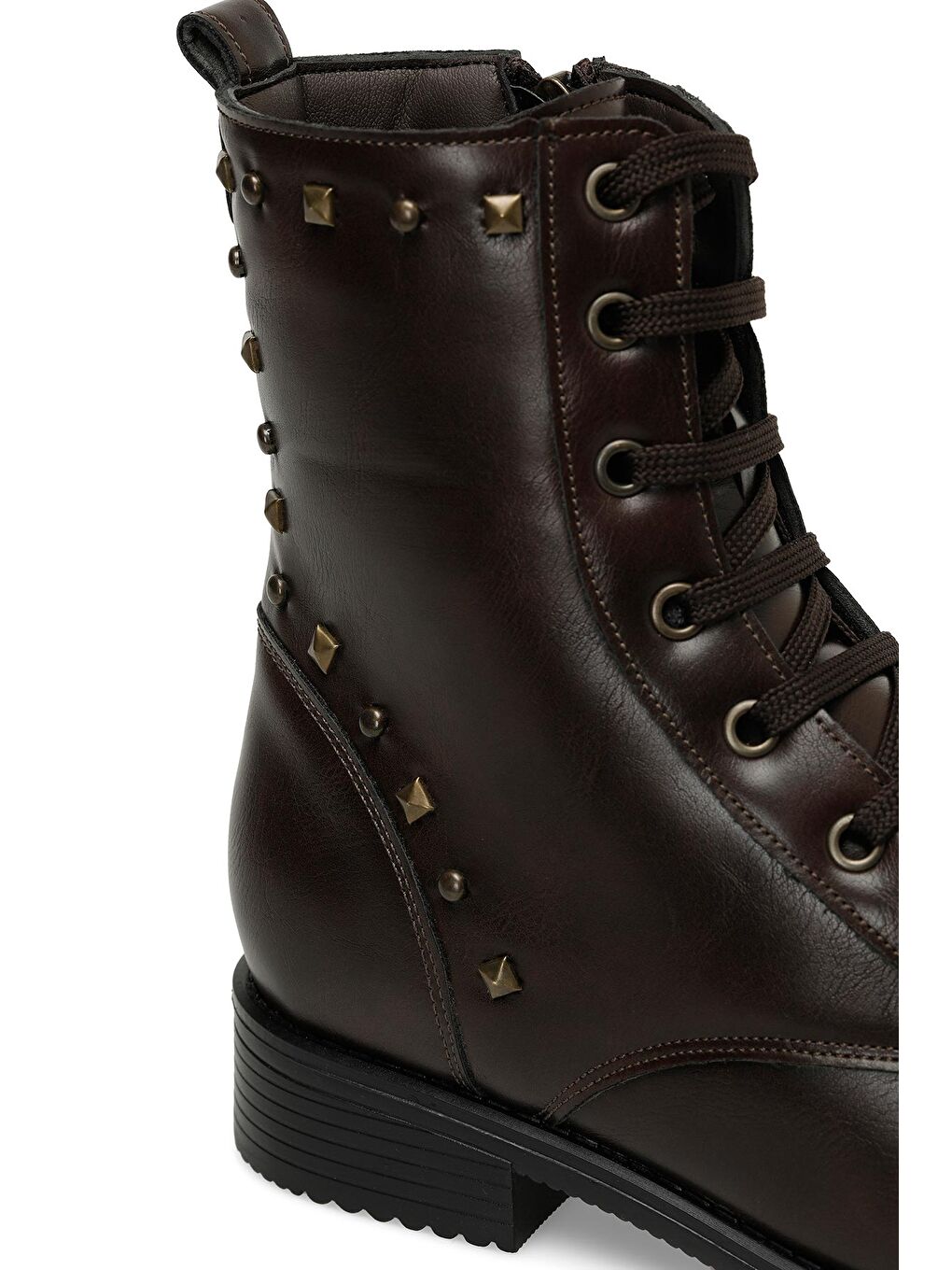 322083.Z 3PR Kahverengi Kadın Düz Bot-6