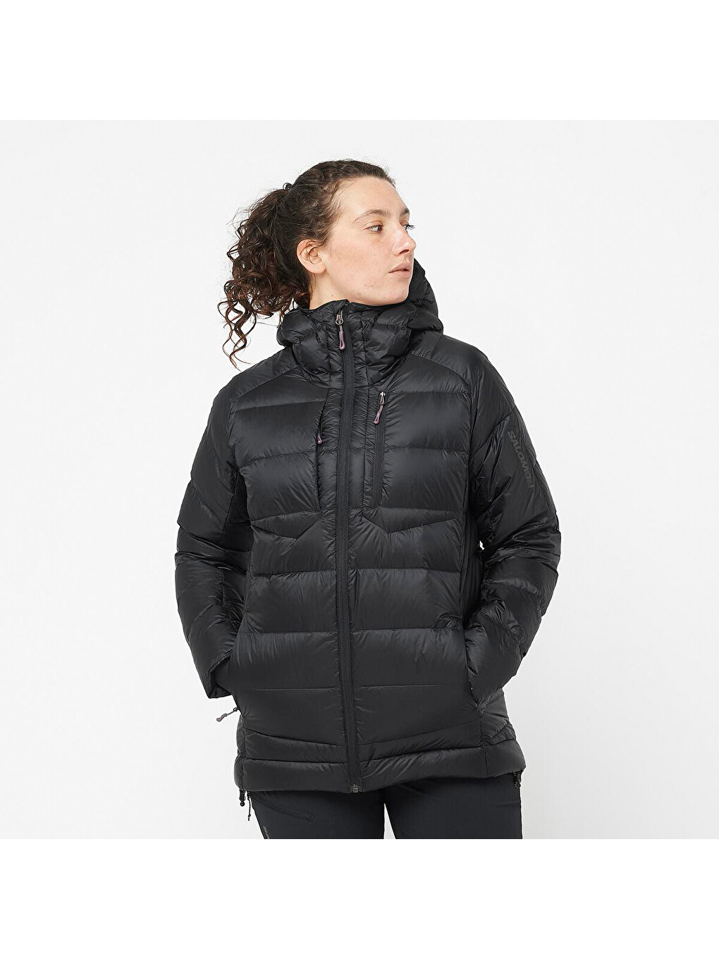 Elixir Ultra Down Parka Kadın Siyah Outdoor Ceketi-1