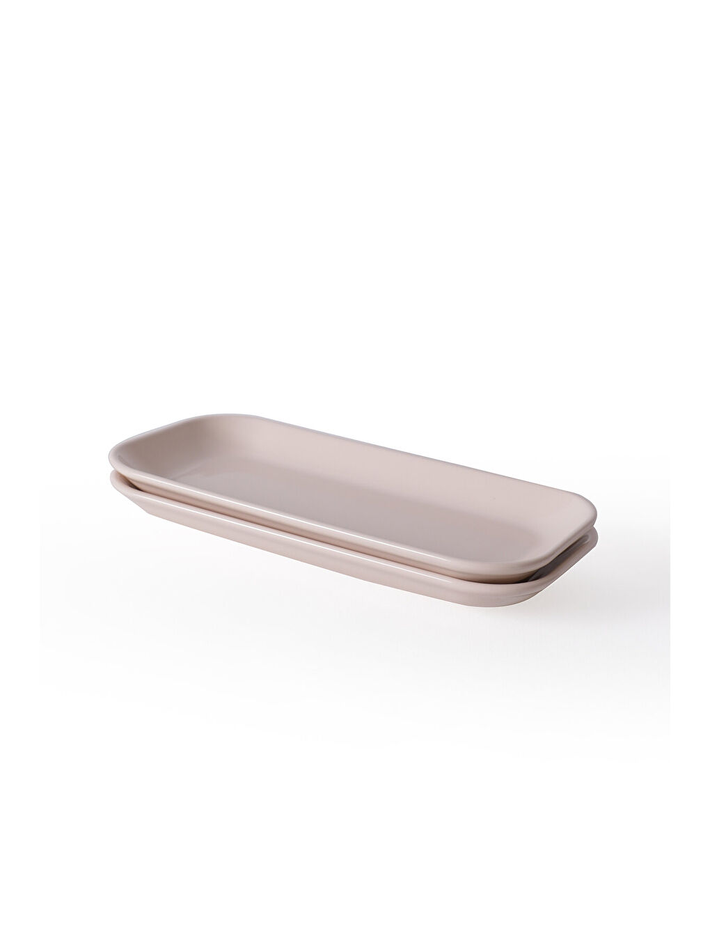 Ekru Krem Pergamon Kayık Tabak 26 Cm 2 Adet-5