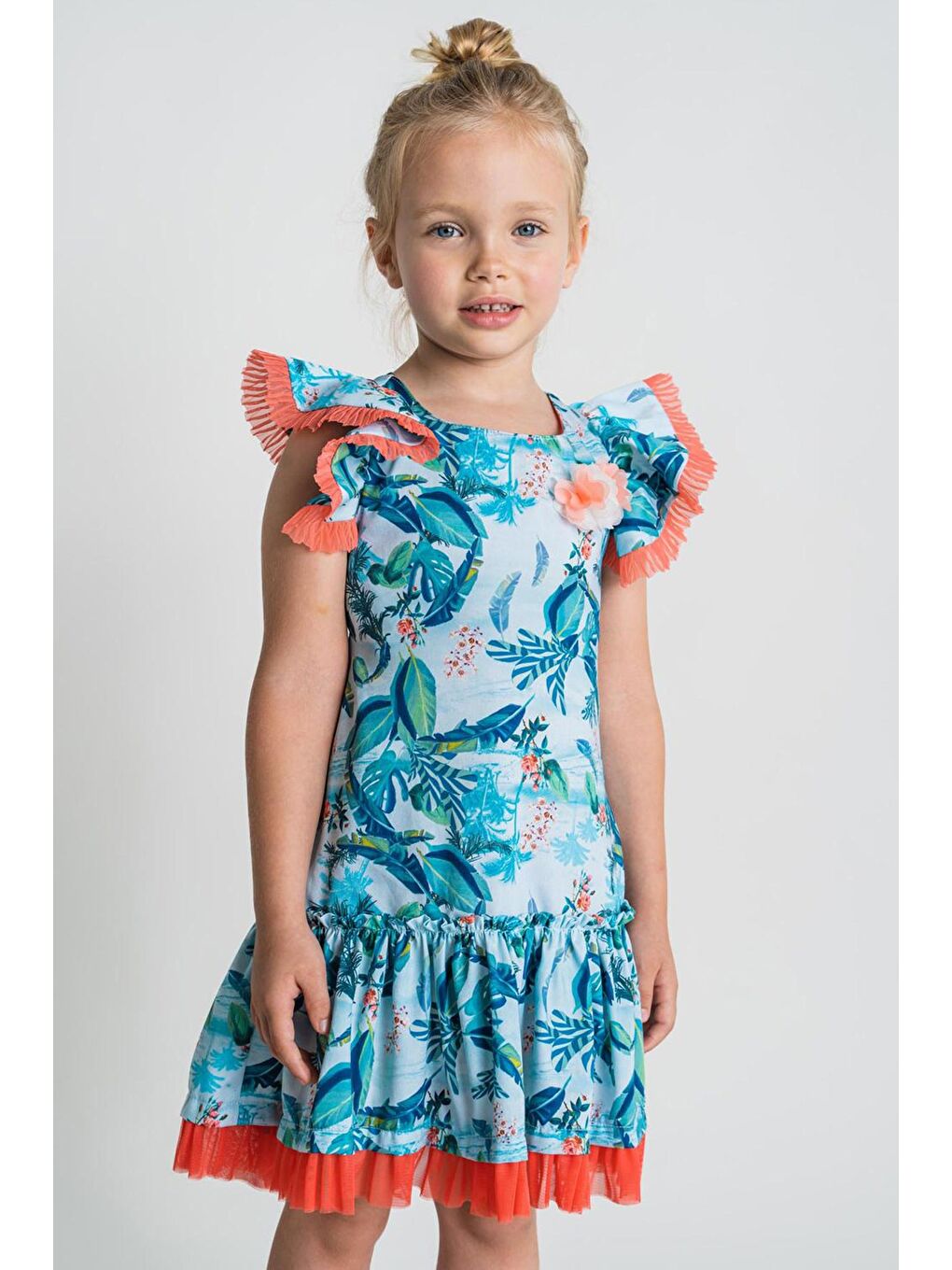 Karışık Kız Çocuk Elbise-2