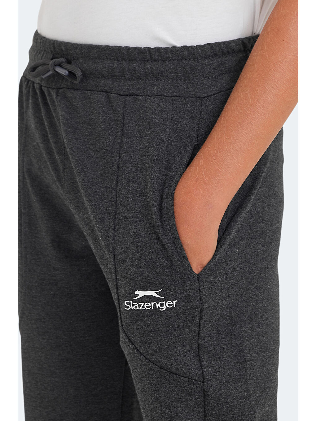 SLAZENGER Koyu Gri LINE Unisex Çocuk Eşofman Altı Koyu Gri - 3