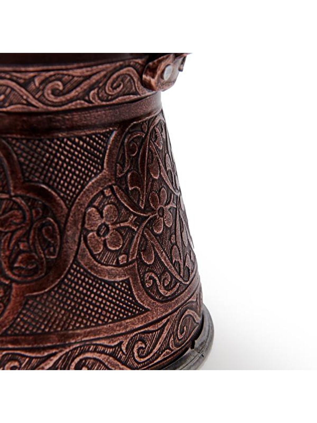 Desenli Cezve No:4 - Kahverengi - 170 ml-4