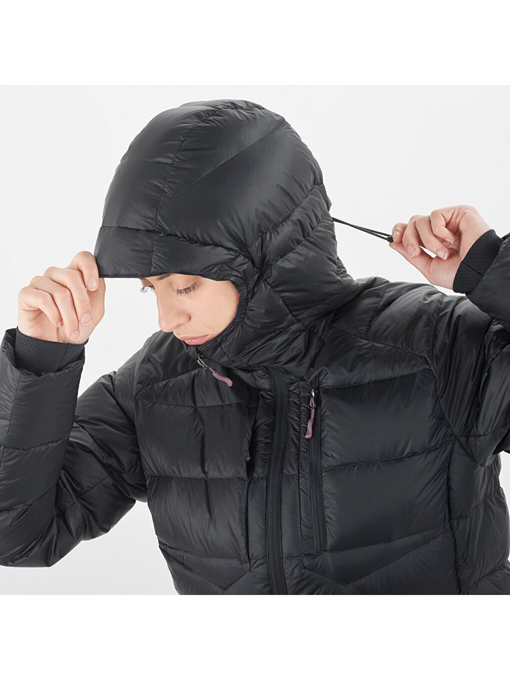 Elixir Ultra Down Parka Kadın Siyah Outdoor Ceketi-3