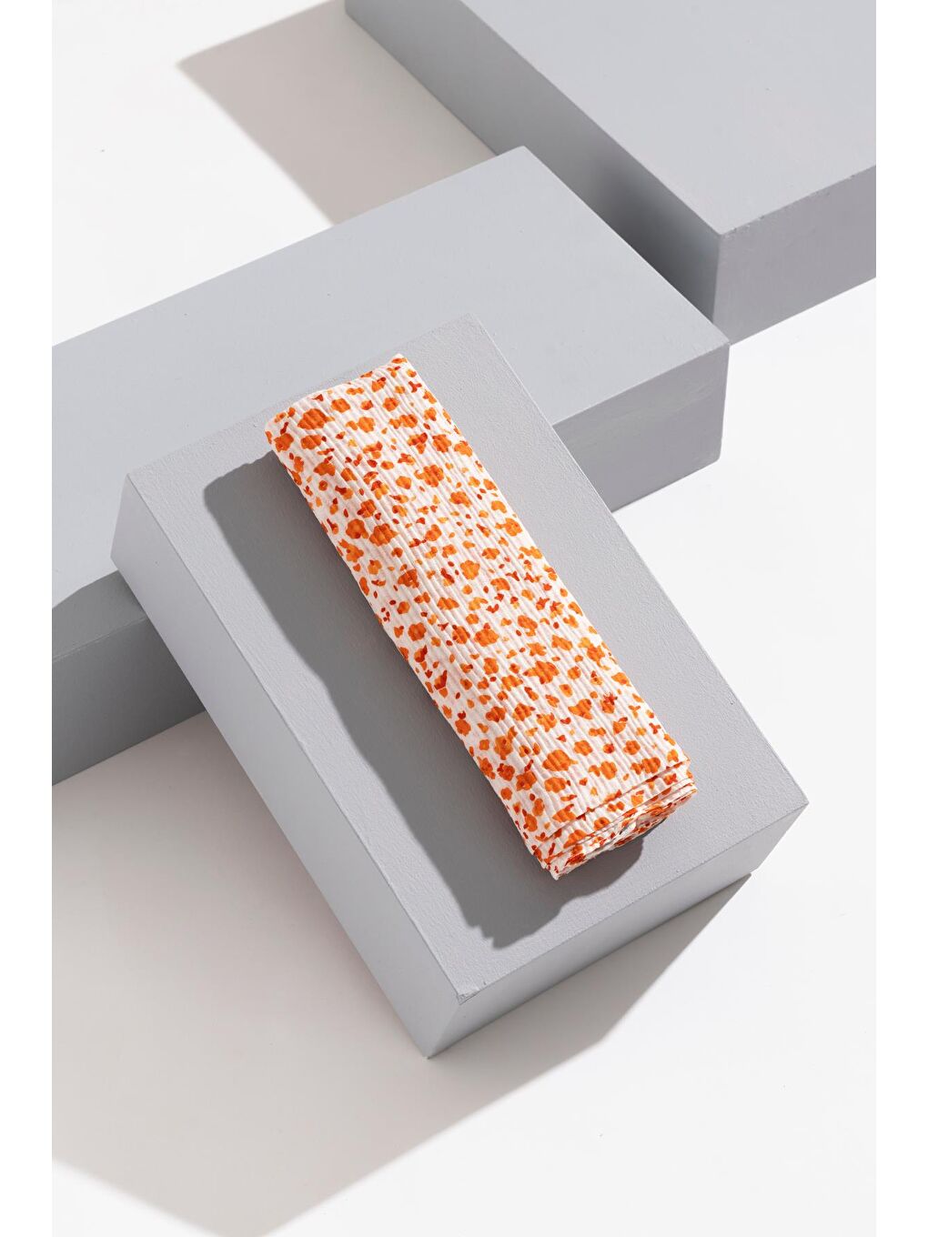 Karışık Kadın Bürümcük Eşarp Paketi (Krem Yeşil-Fuşya-Turuncu)-6