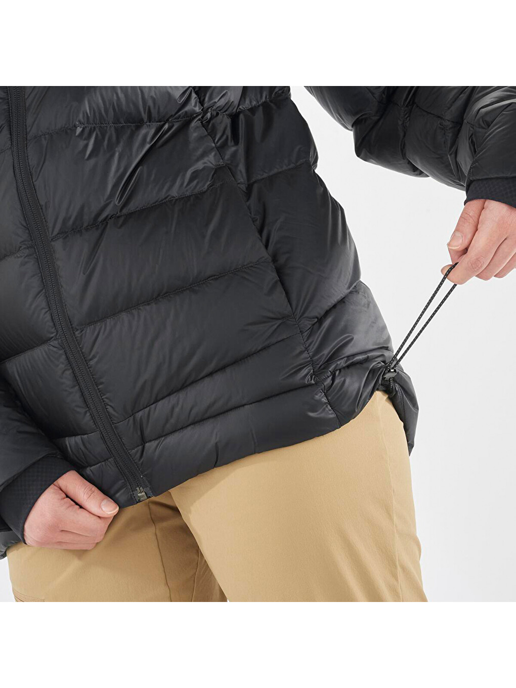 Elixir Ultra Down Parka Kadın Siyah Outdoor Ceketi-5