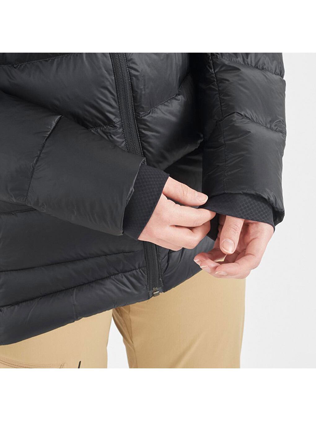 Elixir Ultra Down Parka Kadın Siyah Outdoor Ceketi-6