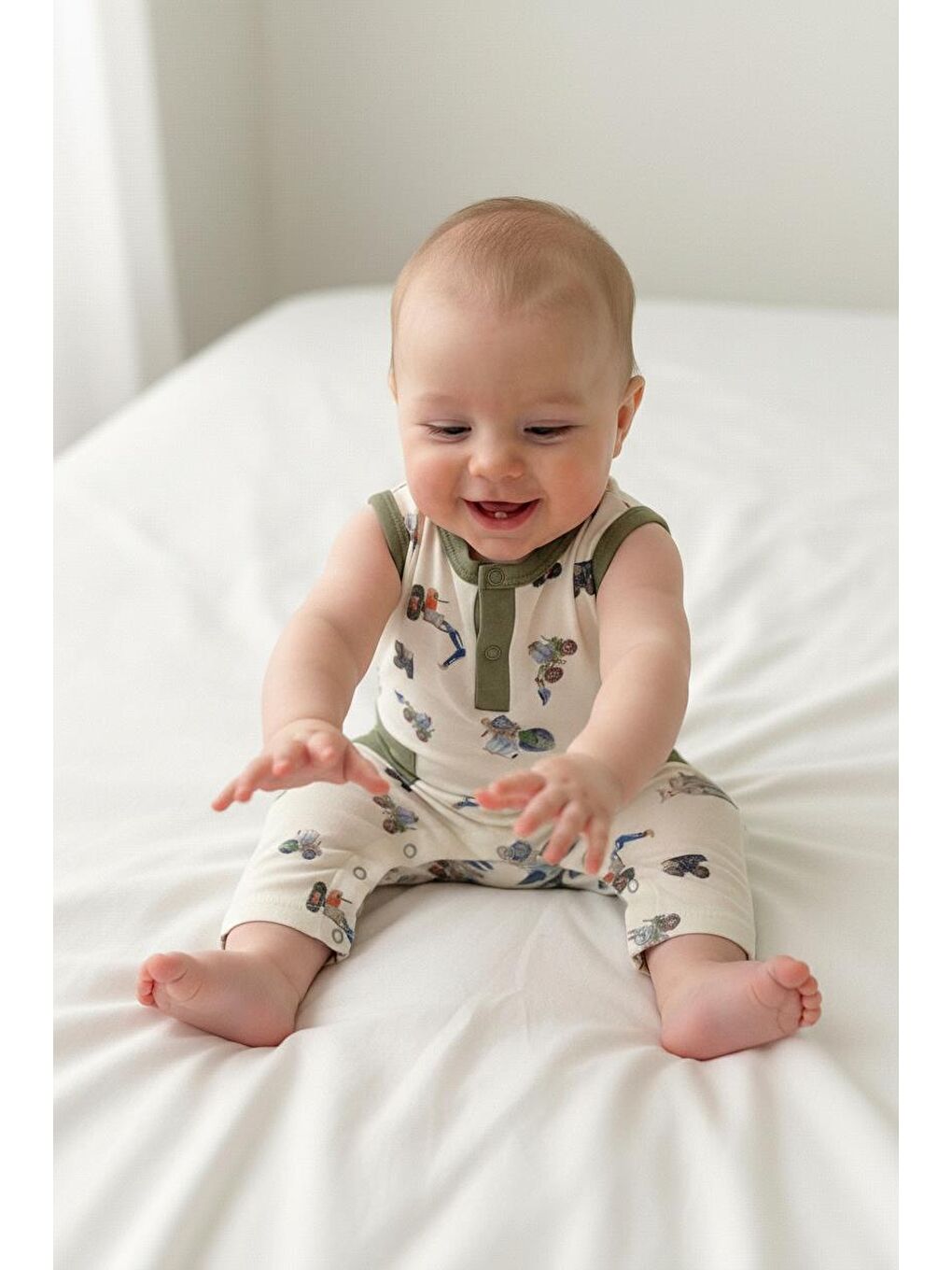 Karışık Work Machine Theme Atlet Tulum