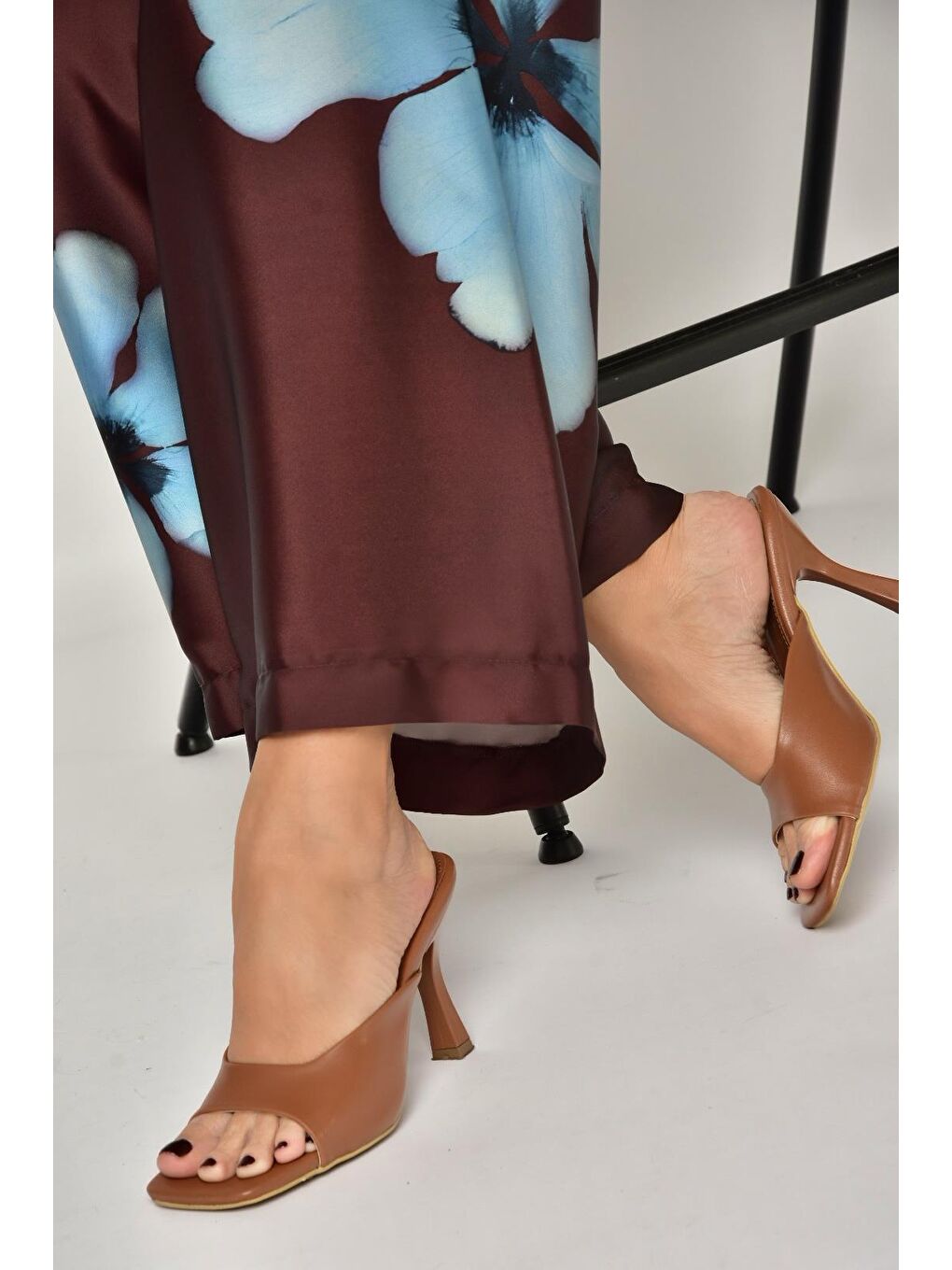 Kahverengi Taba Kadın Terlik S590033109-2