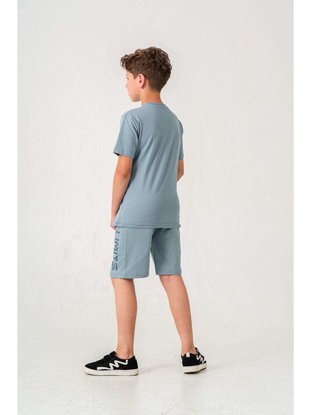 Petrol Break Limits Fearless Nothing  Limits Baskılı Erkek Çocuk Şort - Tişört Takımı-5