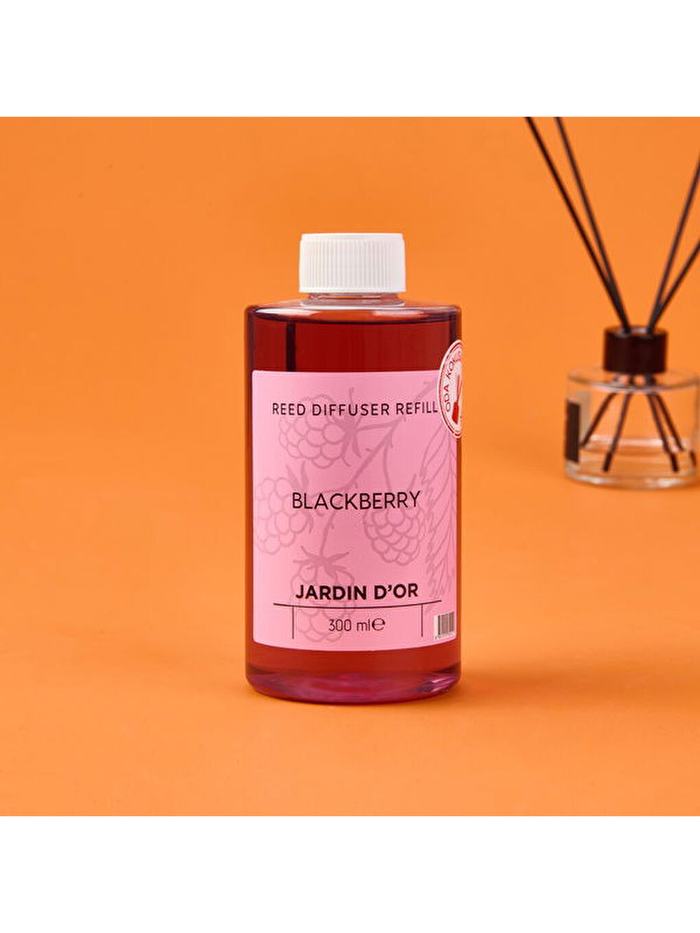 Renksiz Blackberry Oda Kokusu Yedek Şişe - Şeffaf - 300 ml-5