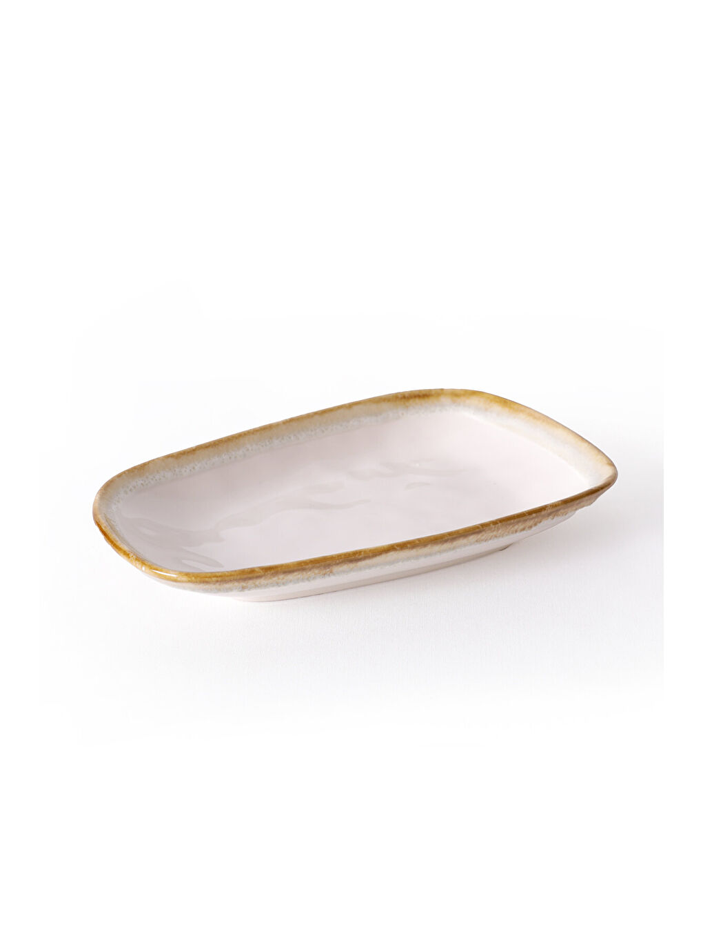 Ekru Shizen Krem Tetra Kayık Tabak 28 Cm 2 Adet-6