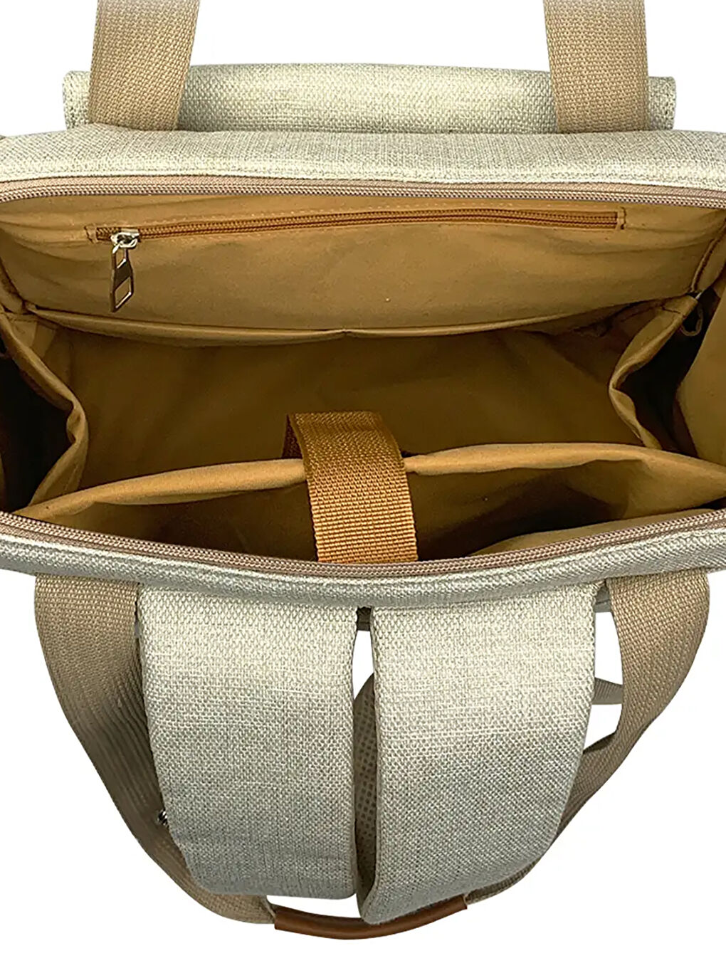 Platinum (2 In 1) Anne Bebek Bakım Sırt Ve Omuz Çantası Bej-3