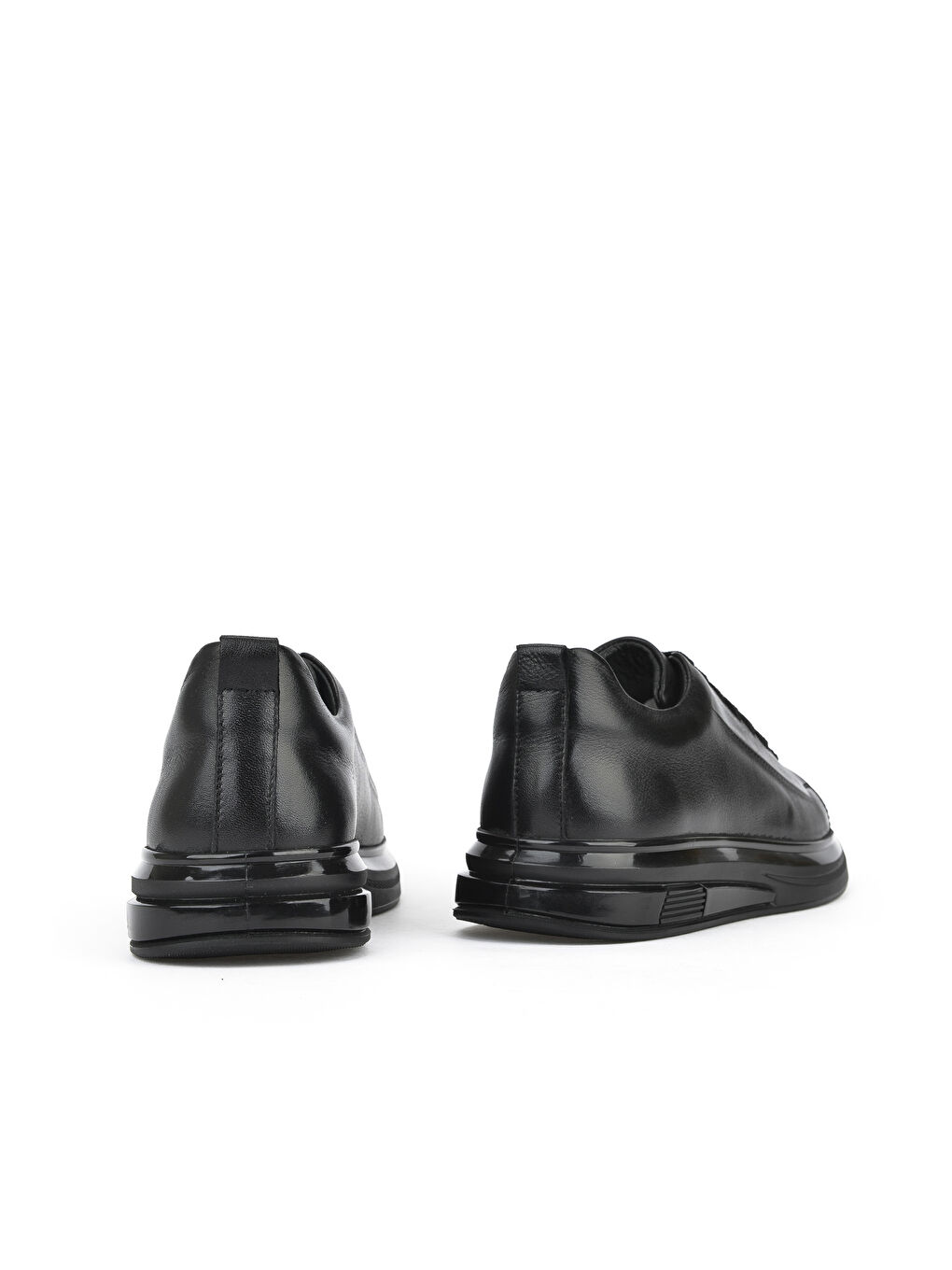 Erkek Hakiki Deri Sneaker 151983Z875 Siyah-2