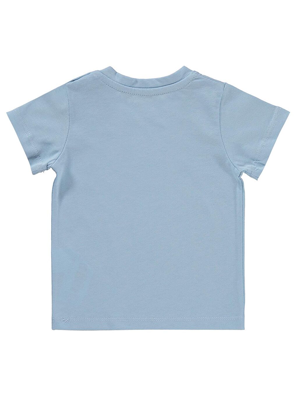 Baby Balık Nakışlı 6-18 Ay Tişört - Mavi-1