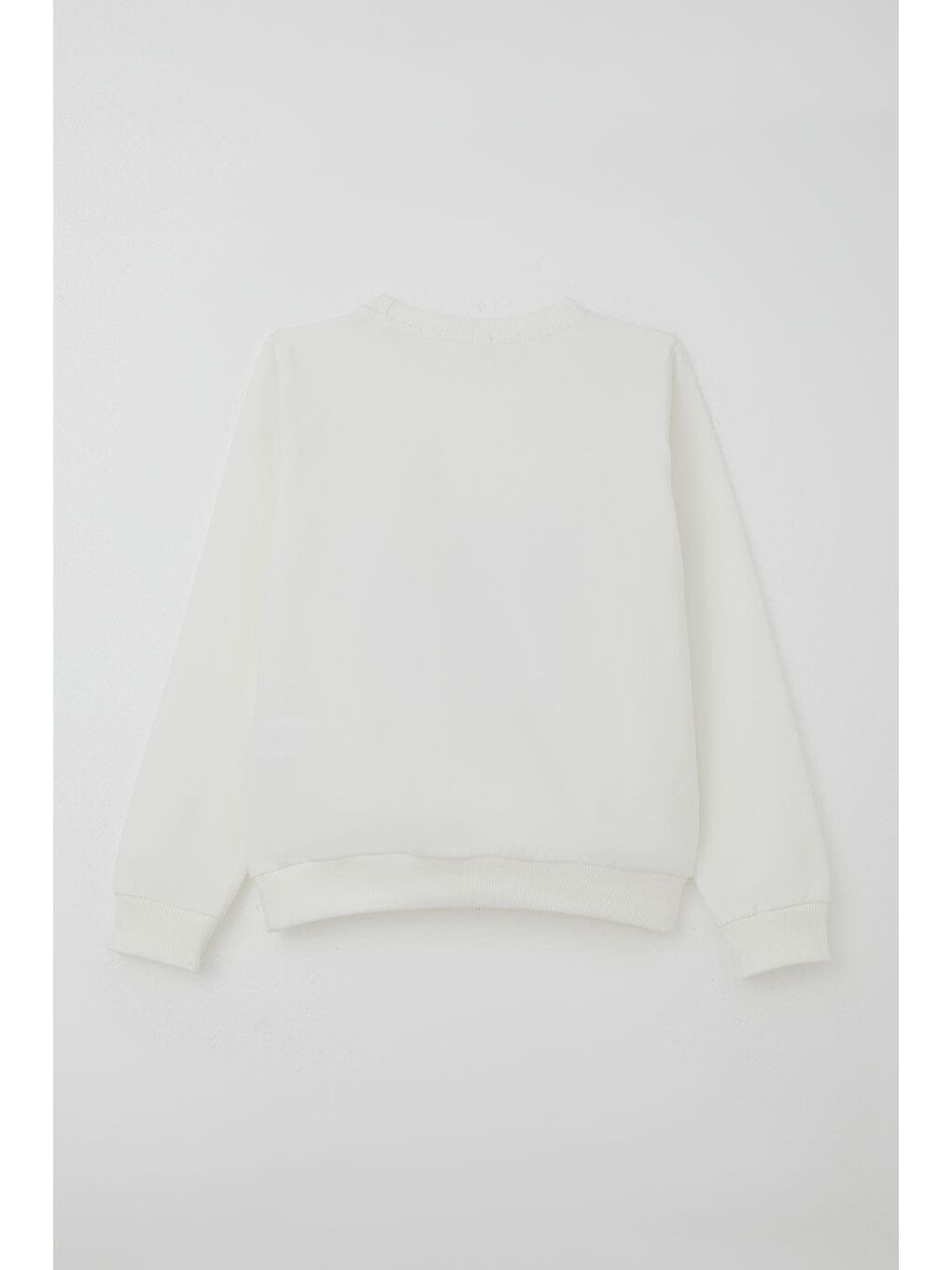 Kız Çocuk Etekli Takım Taş İşlemeli Fiyonk Aksesuarlı Beyaz (6-12 Yaş)-3