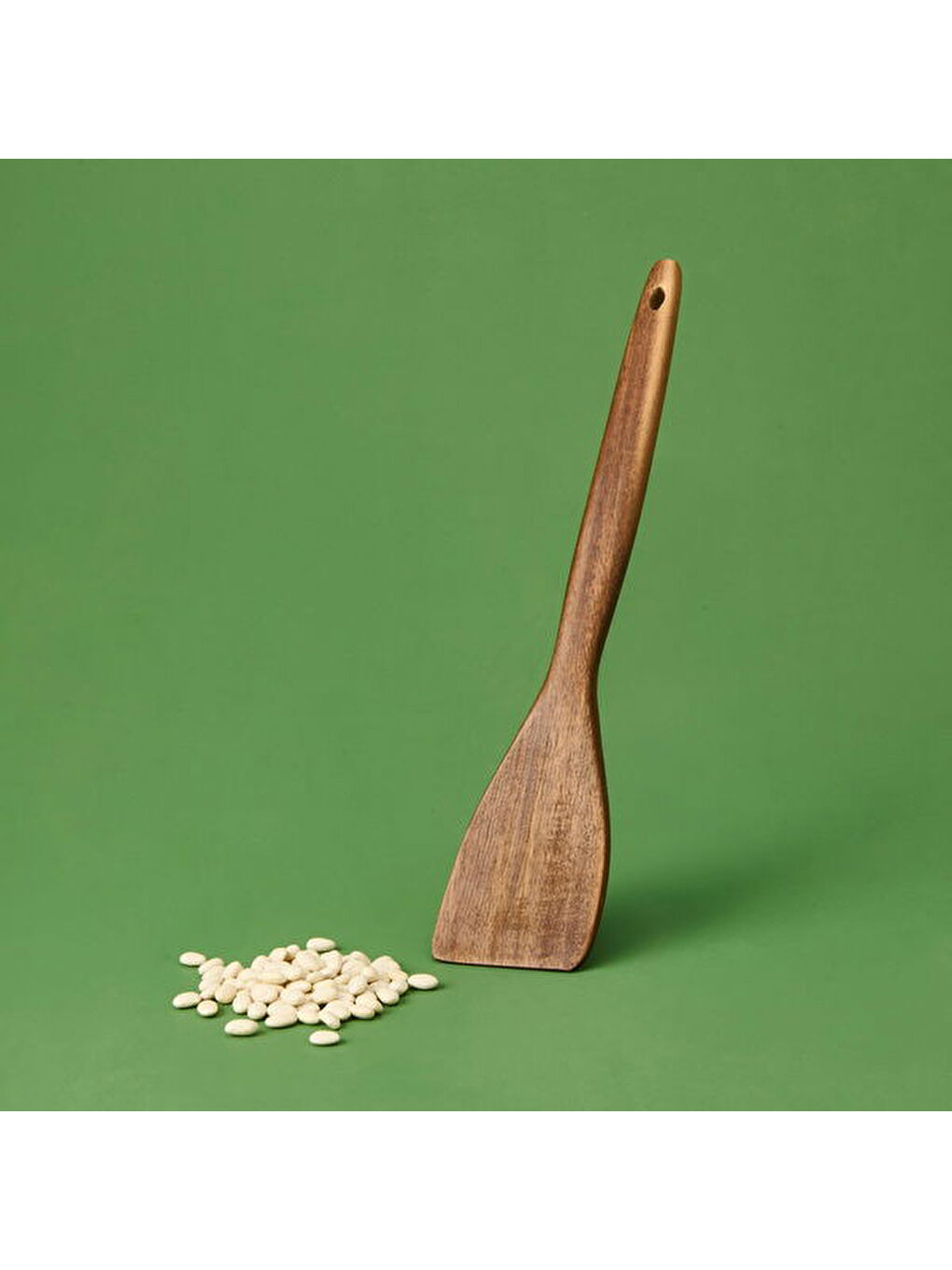 Handy Oval Akasya Servis Spatulası - Kahverengi - 34 cm