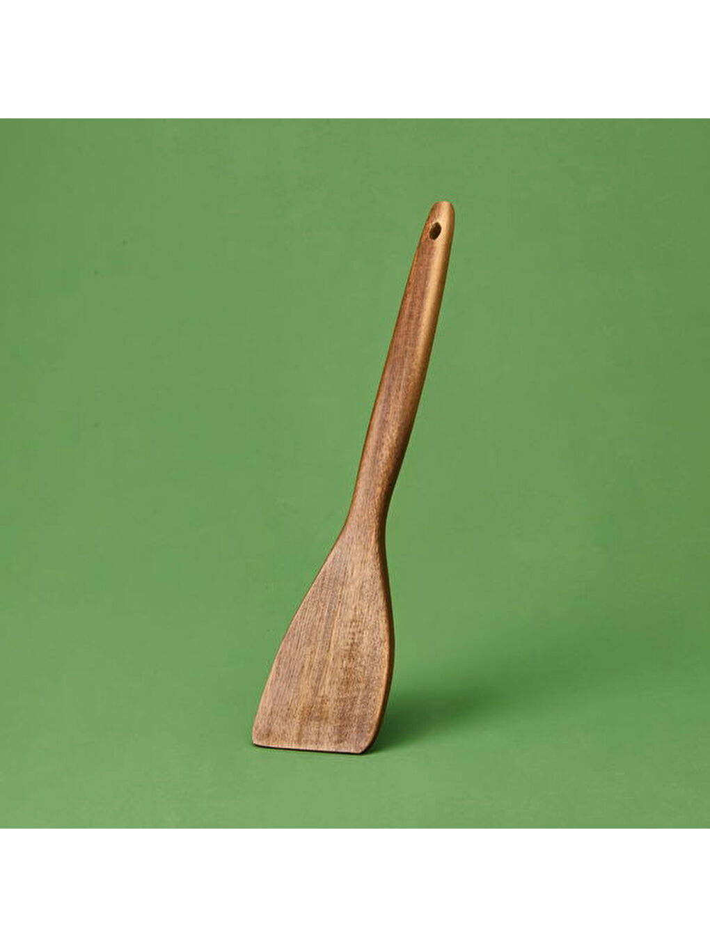 Handy Oval Akasya Servis Spatulası - Kahverengi - 34 cm-1