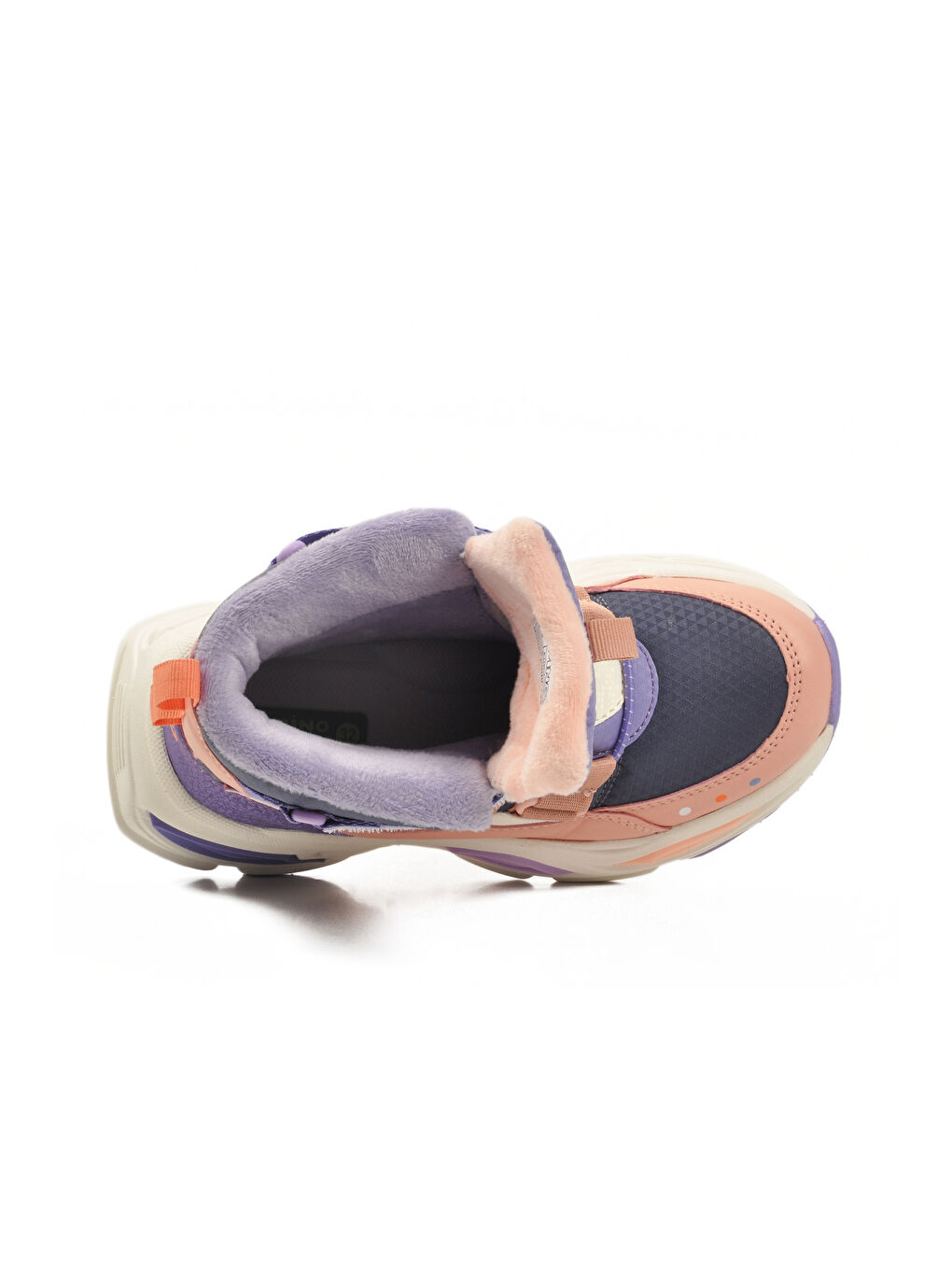 Pembe Pudra Cırtlı İçi Polarlı Soğuğa Dirençli Kaymaz Kız Çocuk Bot 2087 F-3