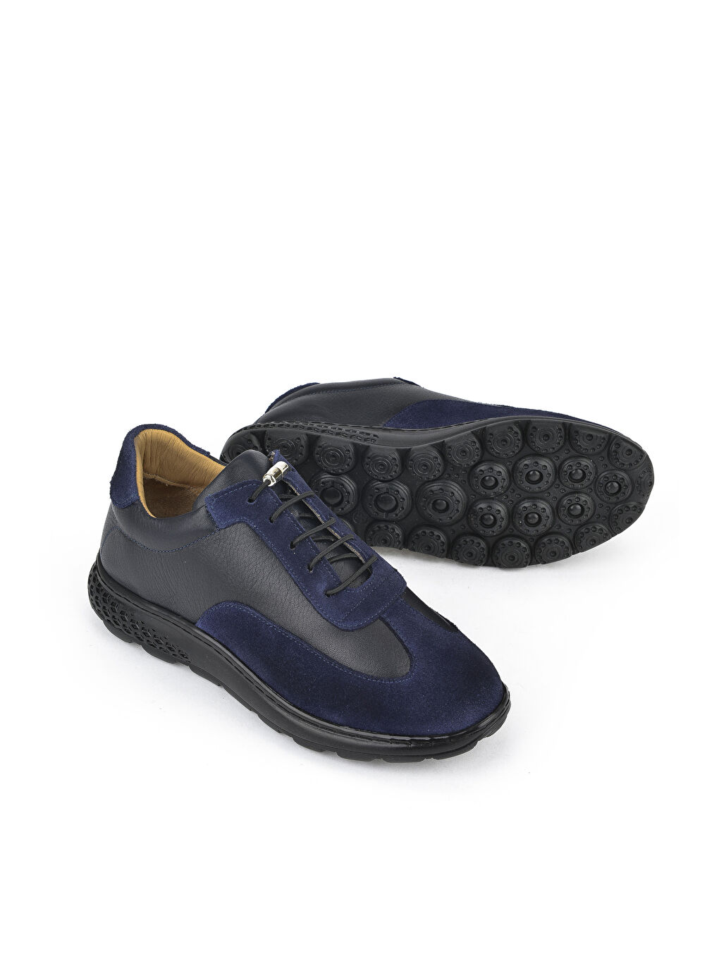 Kadın Hakiki Deri Sneaker 143992ZN2003 Lacivert-1