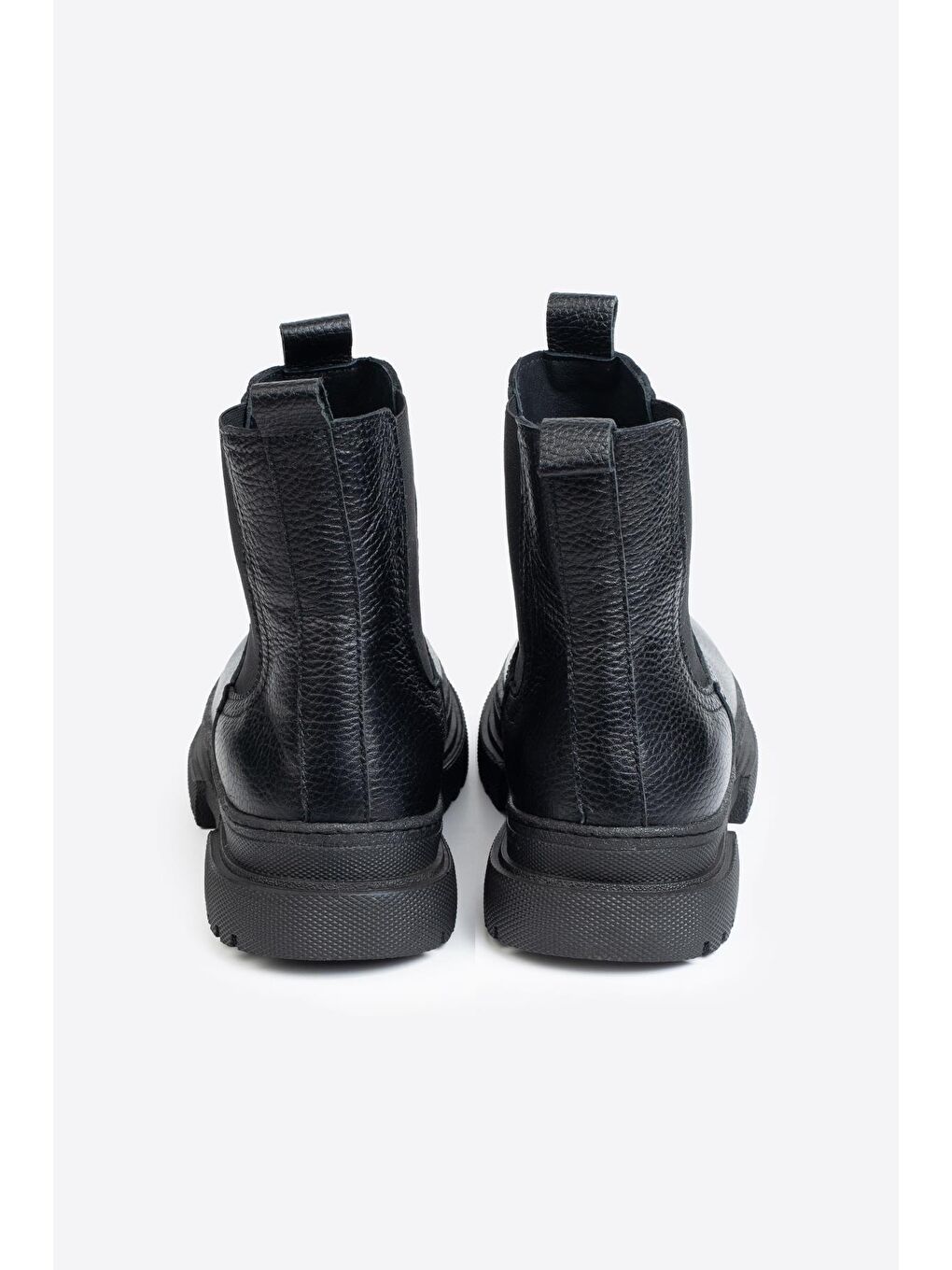 Siyah Kadın Hakiki Deri Bot-2