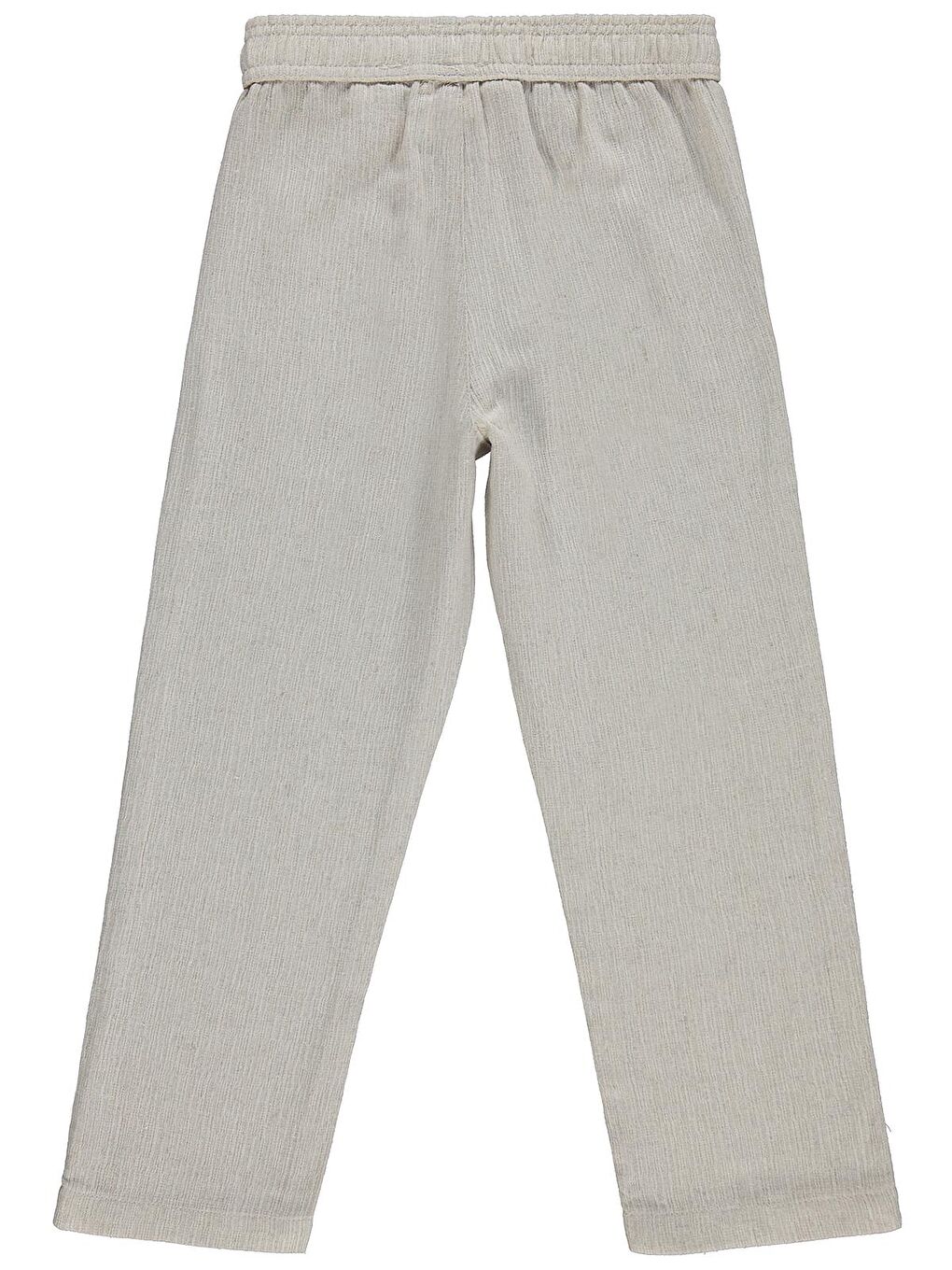 Boys Kendinden Desenli 6-9 Yaş Pantolon - Bej-1