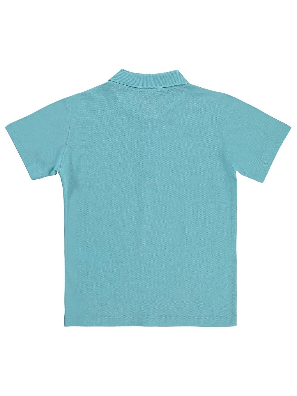 Boys Erkek Çocuk Palmiye Nakışlı Polo Yaka 6-9 Yaş Tişört - Yeşil-1