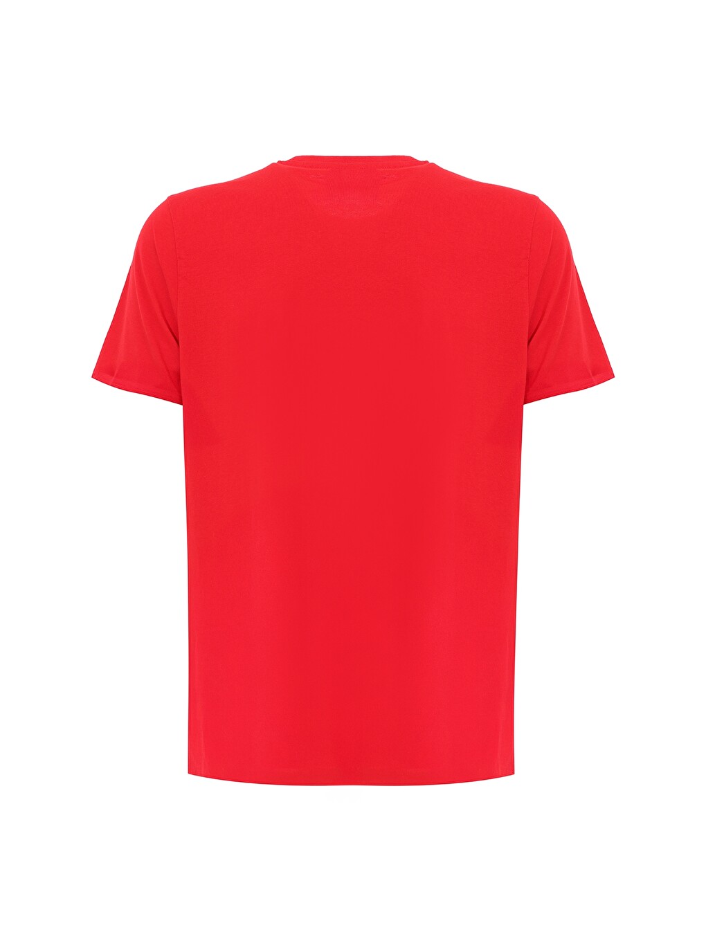 Kırmızı Erkek Kısa Kol T-Shirt-1