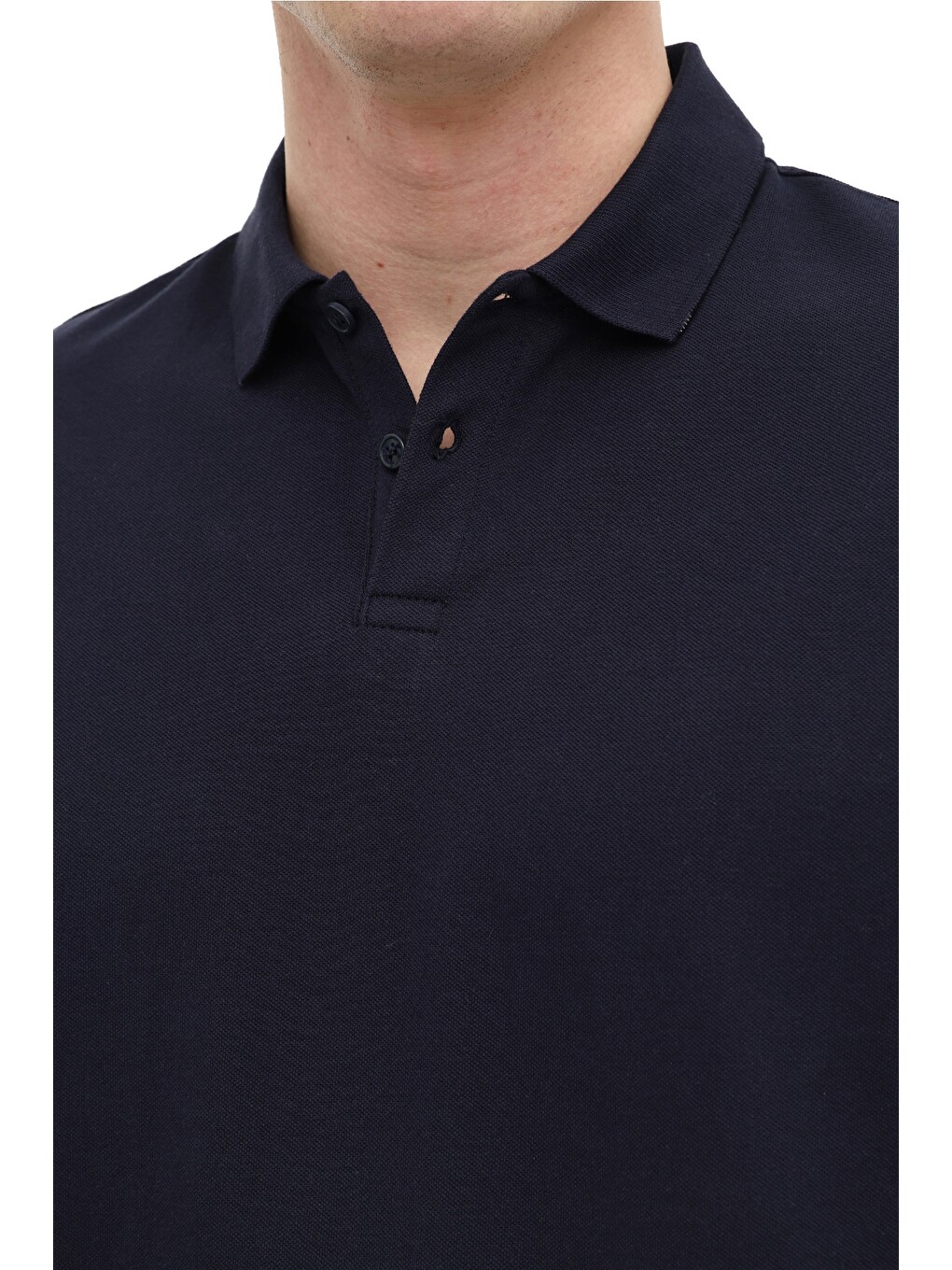 Mb Pam 12sn328 Lacivert Erkek Polo Yaka Kısa Kol Tişört-3