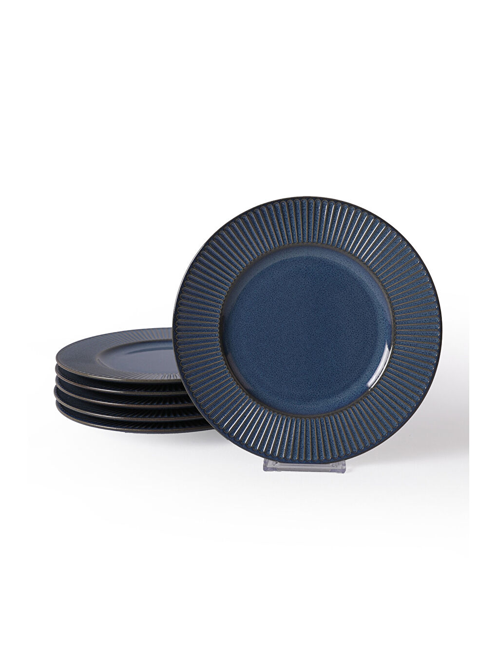 Lacivert Lapis Myra Pasta Tabağı 22 Cm 6 Adet-5