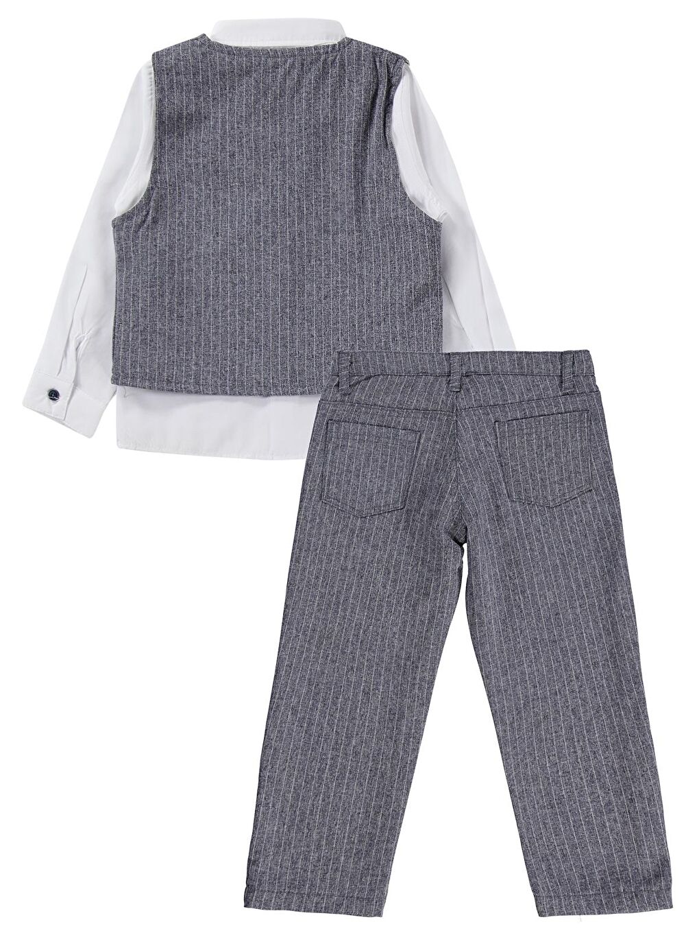 Boys Yelekli 3'lü 2-5 Yaş Takım - Lacivert-3